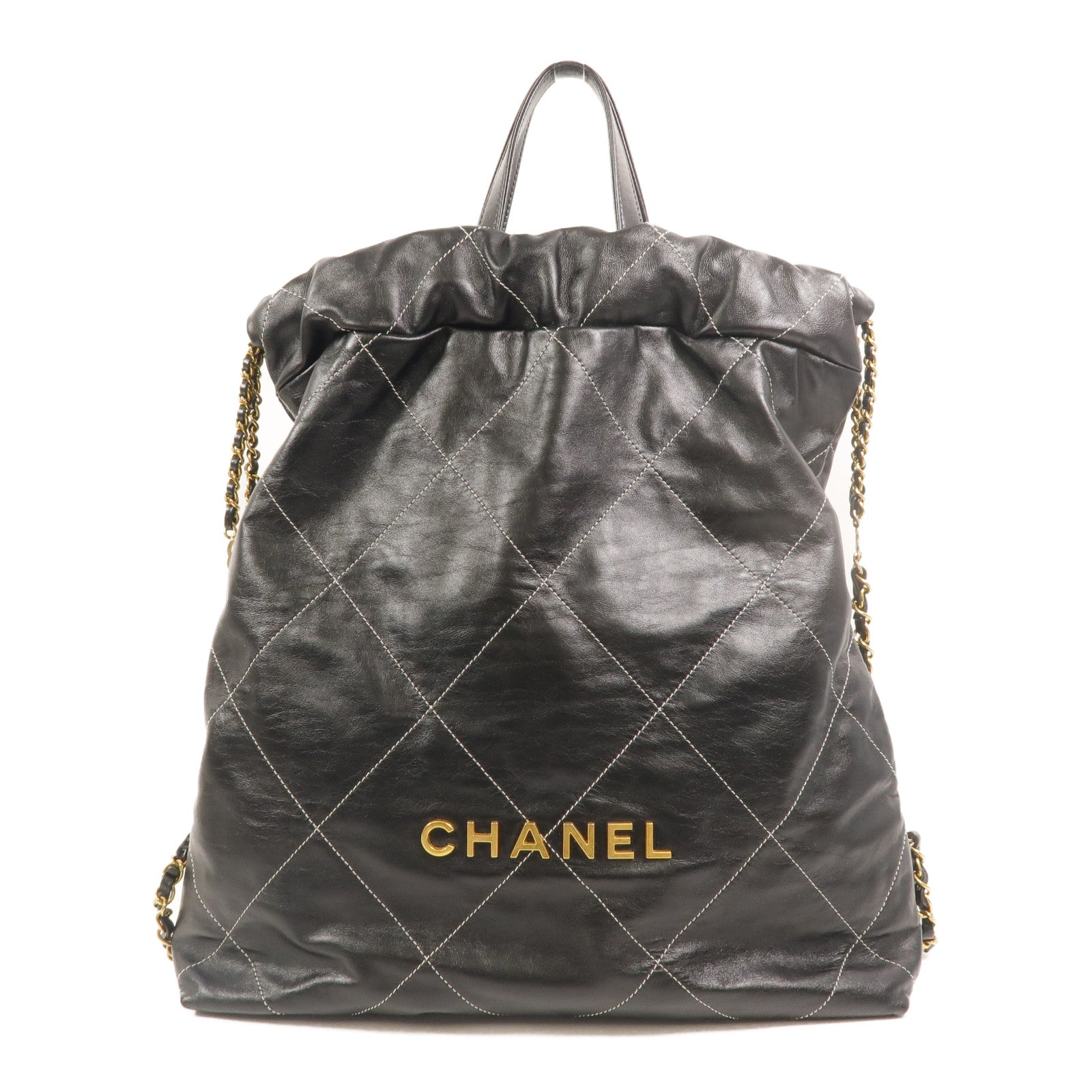 CHANEL 牛皮皮革Chanel 22 Backpack背包