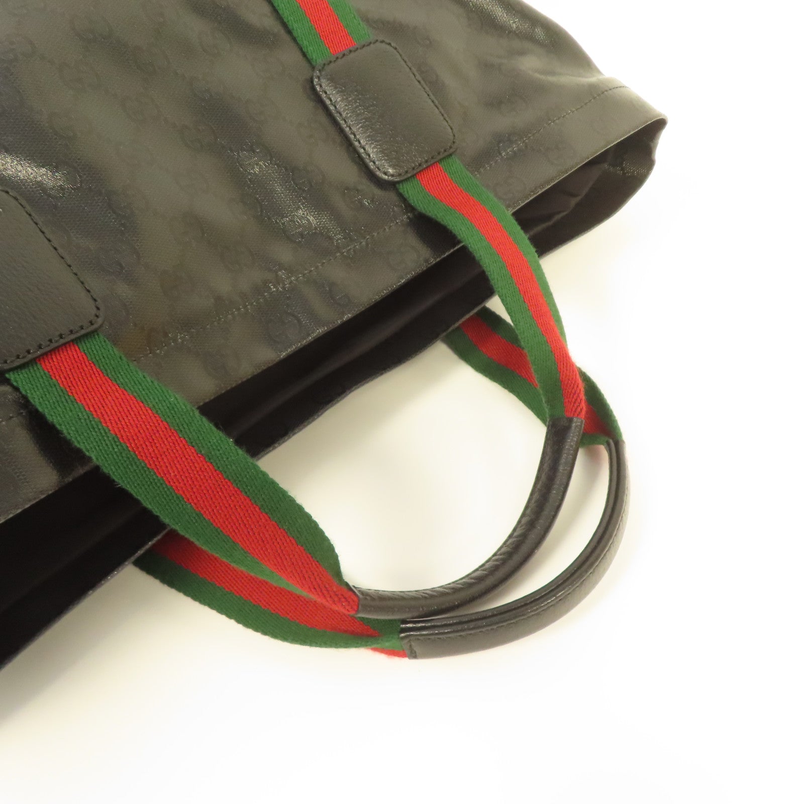 GUCCI **【激減優惠】塗層帆布Tote Bag手挽袋黑色