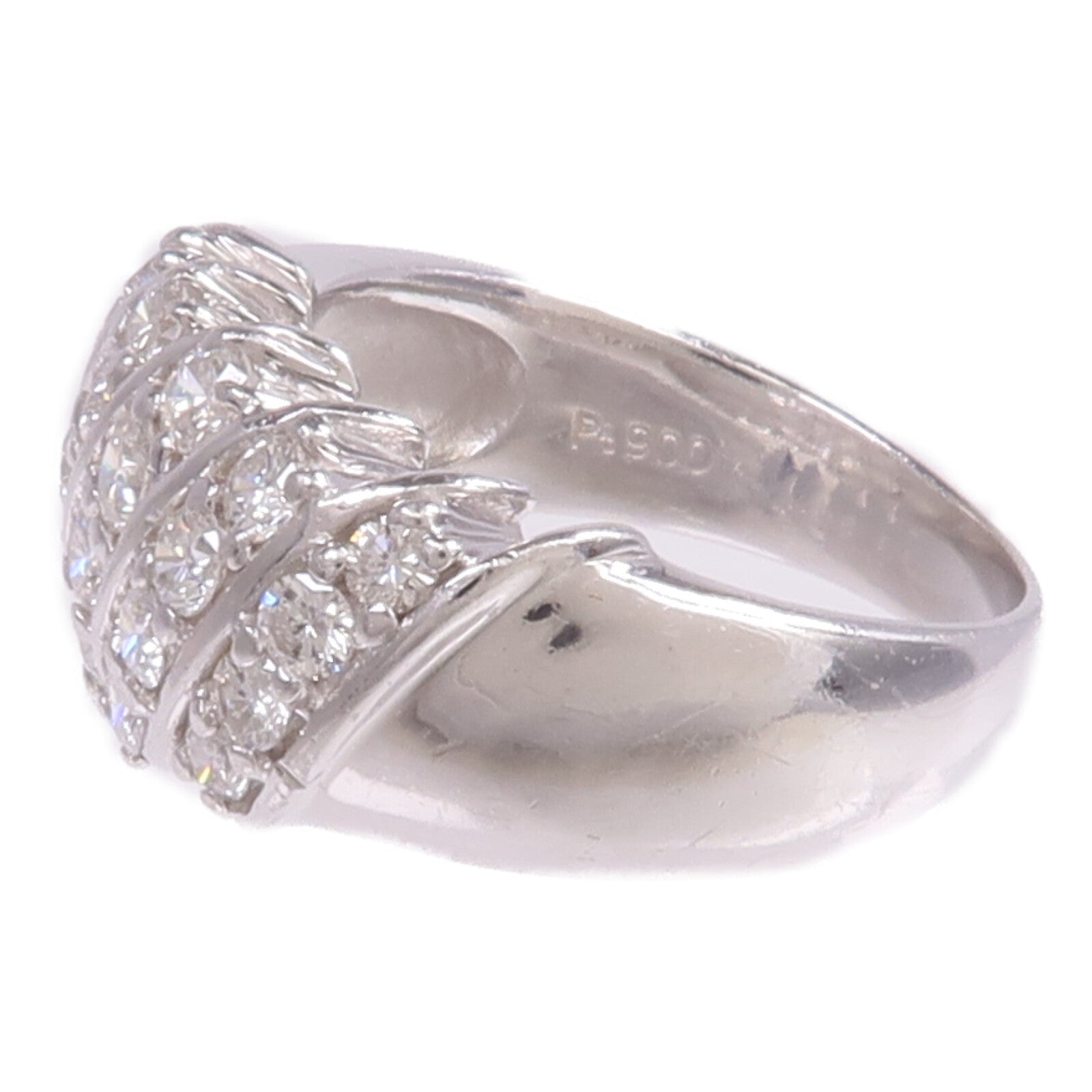 JEWELRY PT900鉑金Diamond Ring鑽石戒指US#6.25