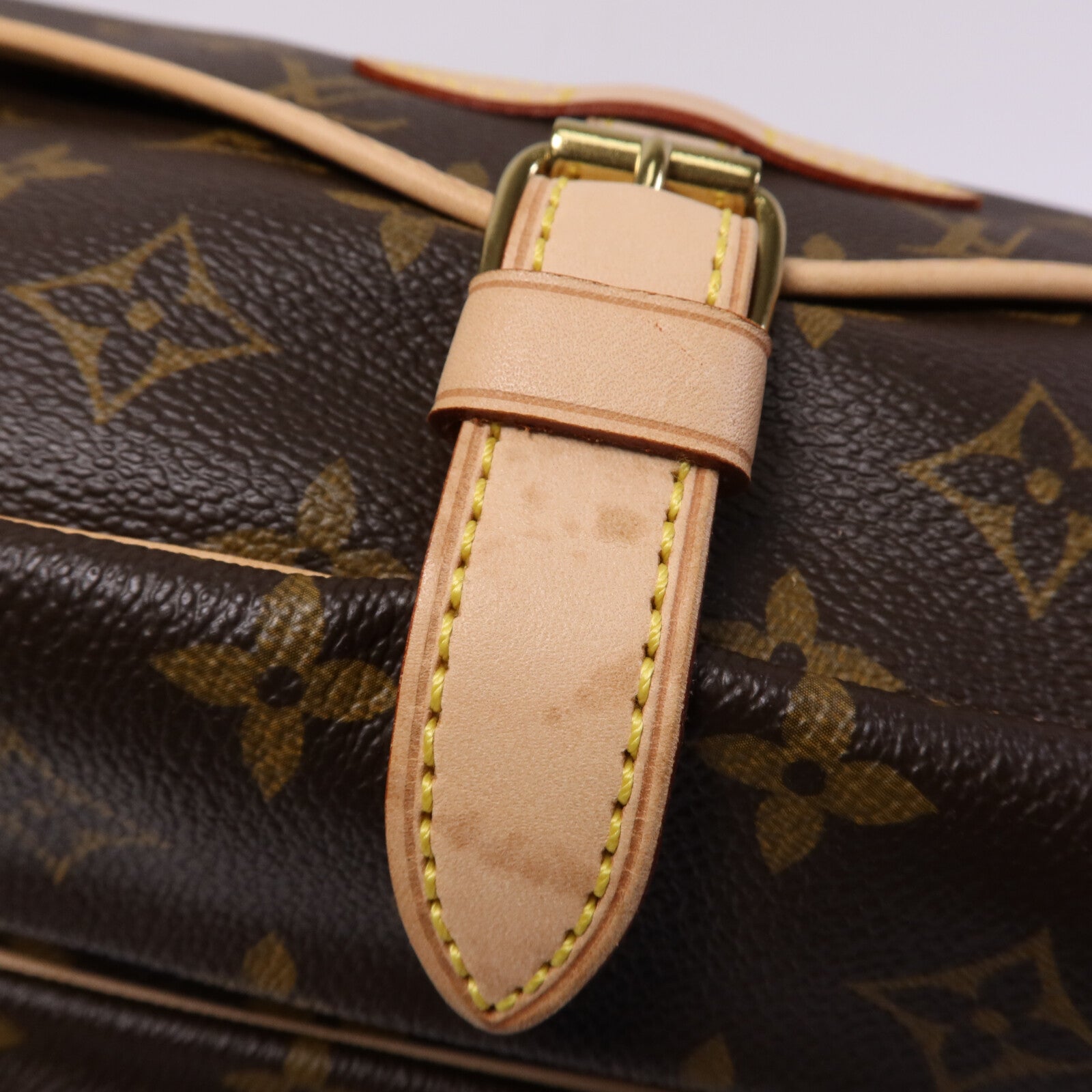 LOUIS VUITTON Monogram Saumur BB金扣手挽肩背兩用袋