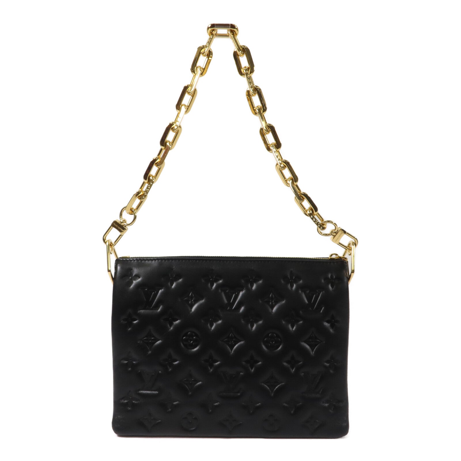 LOUIS VUITTON Monogram Embossed Puffy Coussin PM手挽肩背兩用袋
