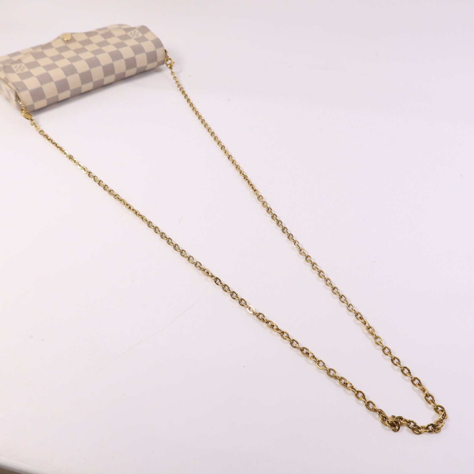 LOUIS VUITTON Damier Azur Pochette Felicie肩背袋