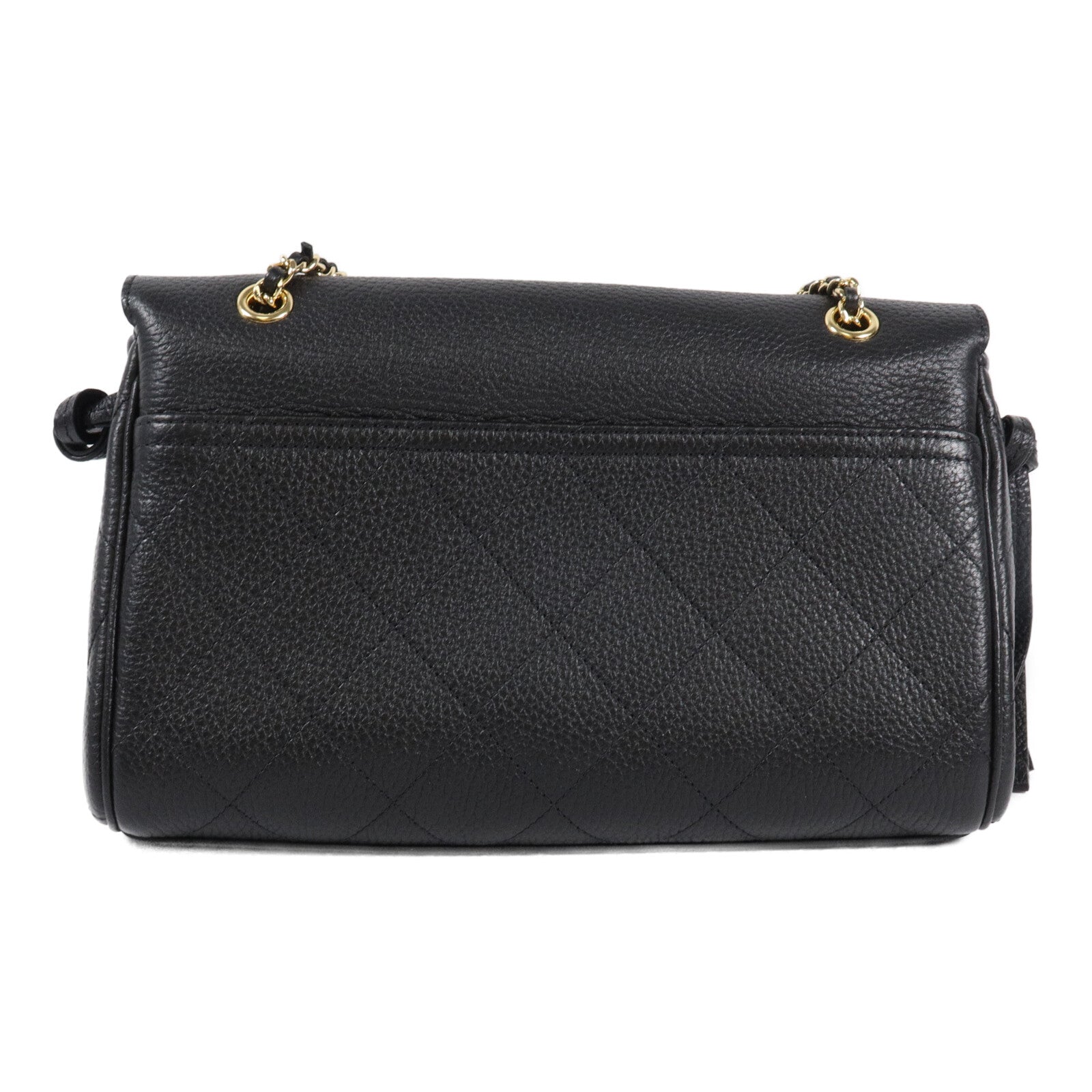 CHANEL 牛皮皮革Chain Baguette Bag鏈帶肩背袋