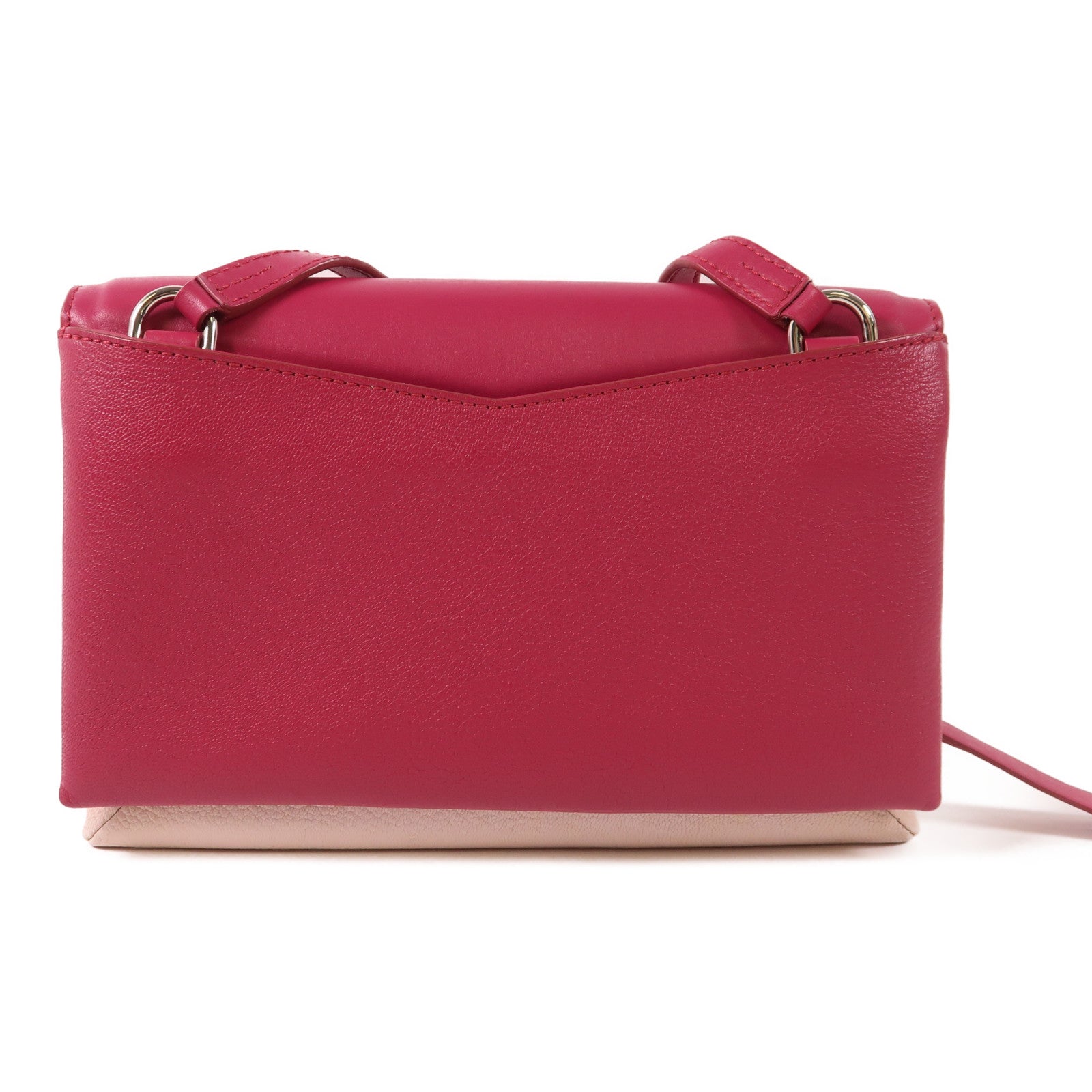 GIVENCHY 牛皮皮革Duetto銀扣肩背袋