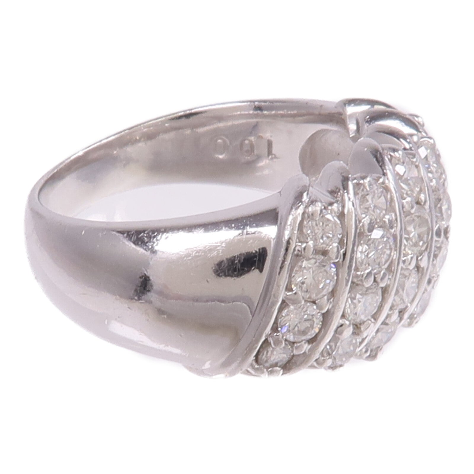 JEWELRY PT900鉑金Diamond Ring鑽石戒指US#6.25