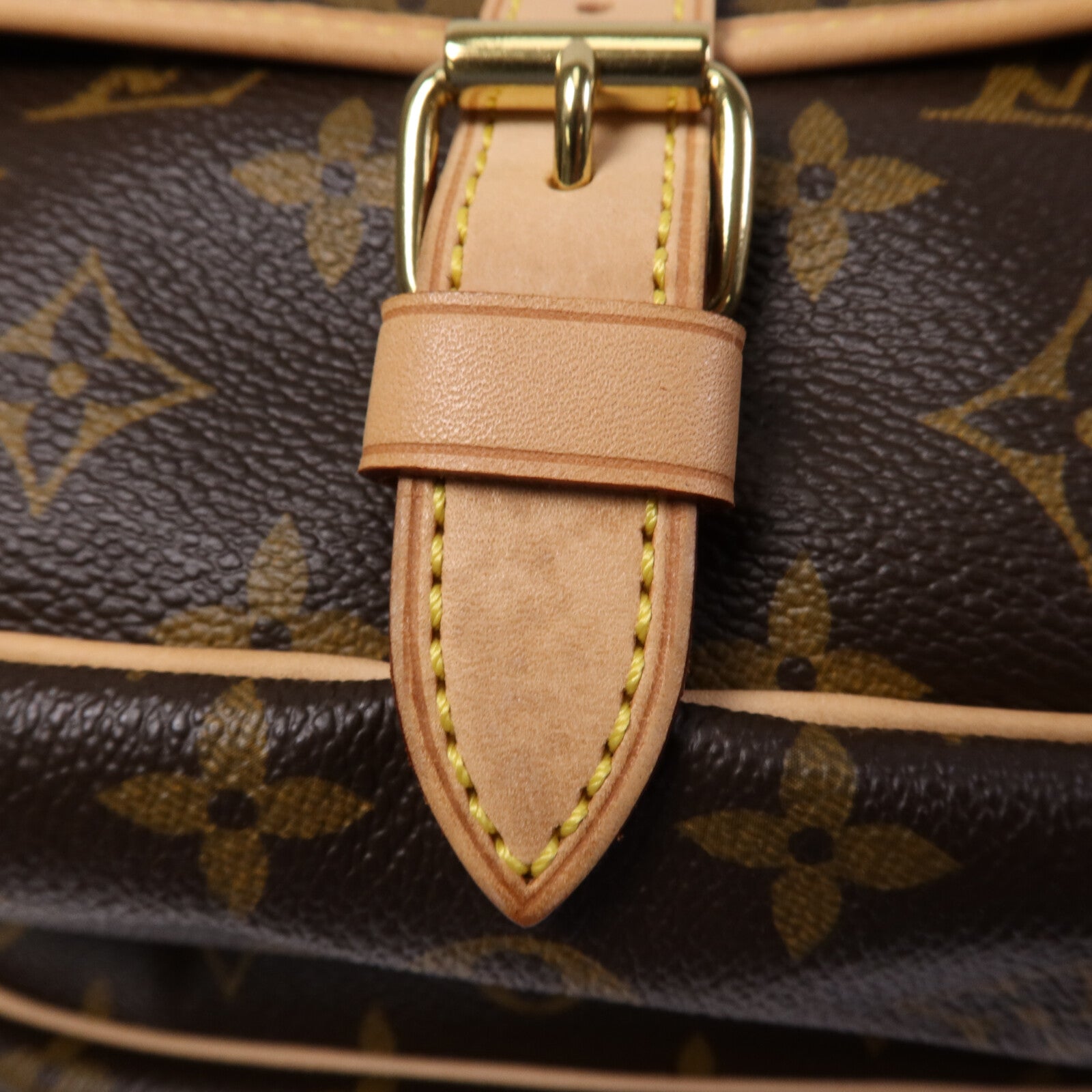 LOUIS VUITTON Monogram Saumur BB金扣手挽肩背兩用袋