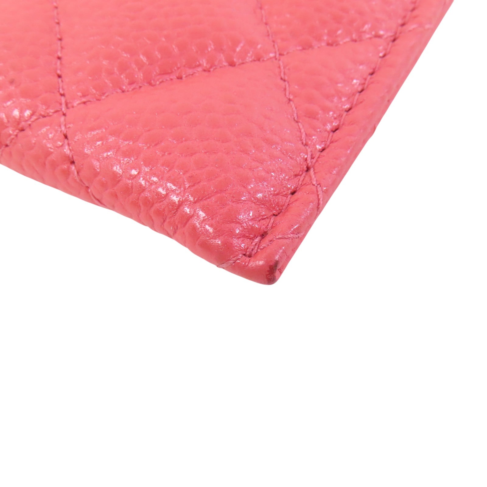 CHANEL 牛皮皮革Card Case金扣卡套