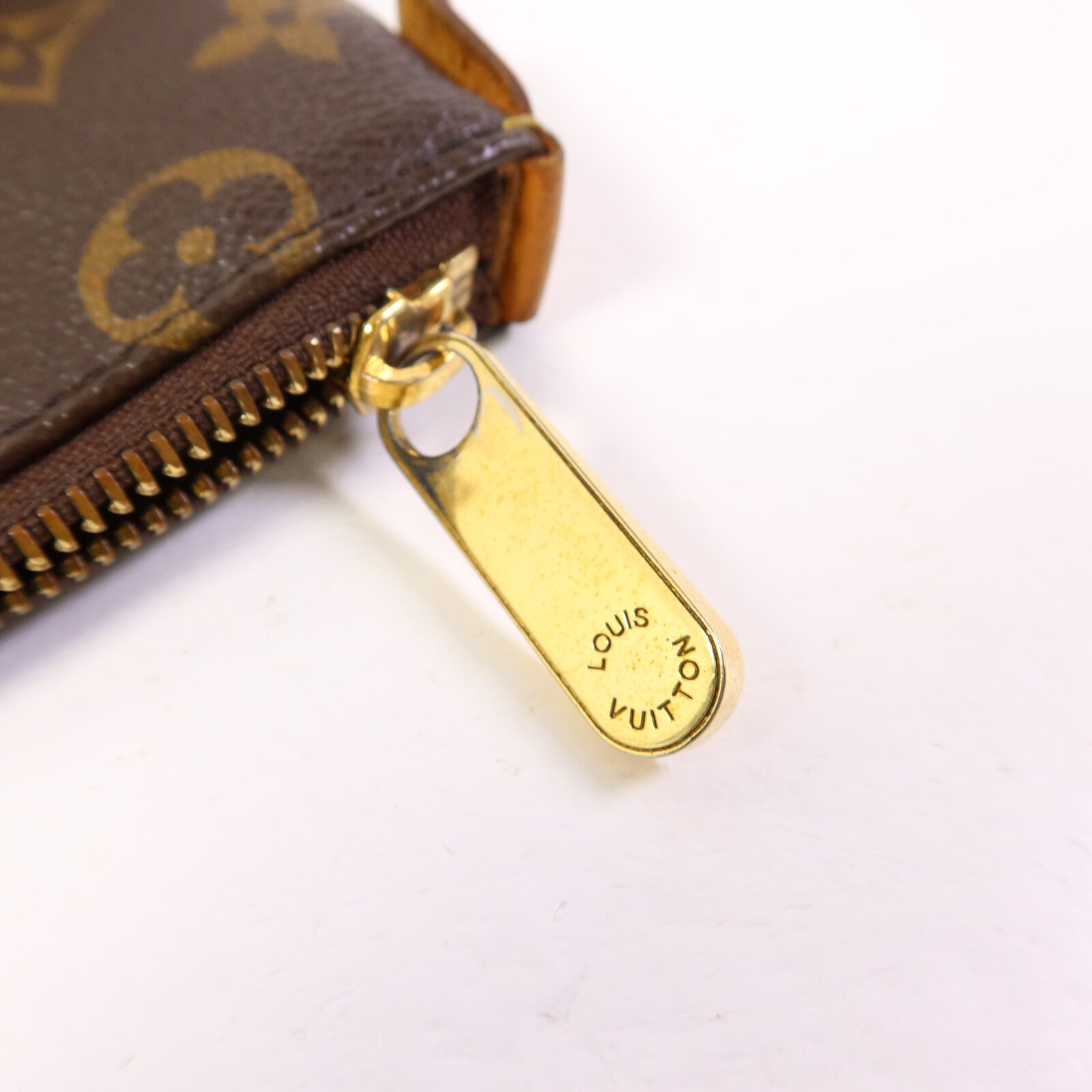 LOUIS VUITTON Monogram Totally MM金扣肩背袋棕色