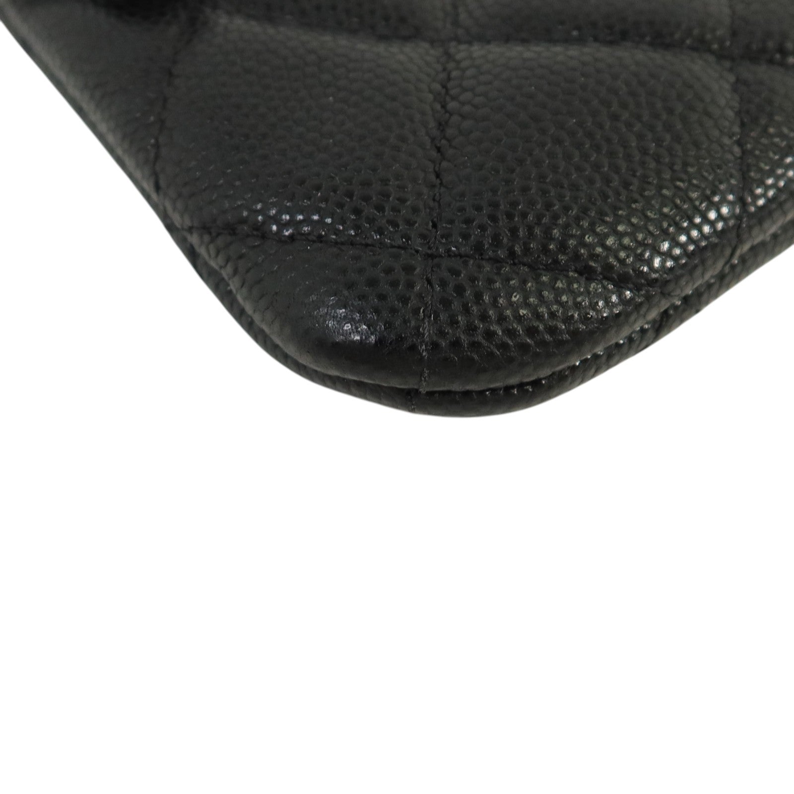 CHANEL 牛皮皮革Classic Small Zipper Pouch金扣錢包