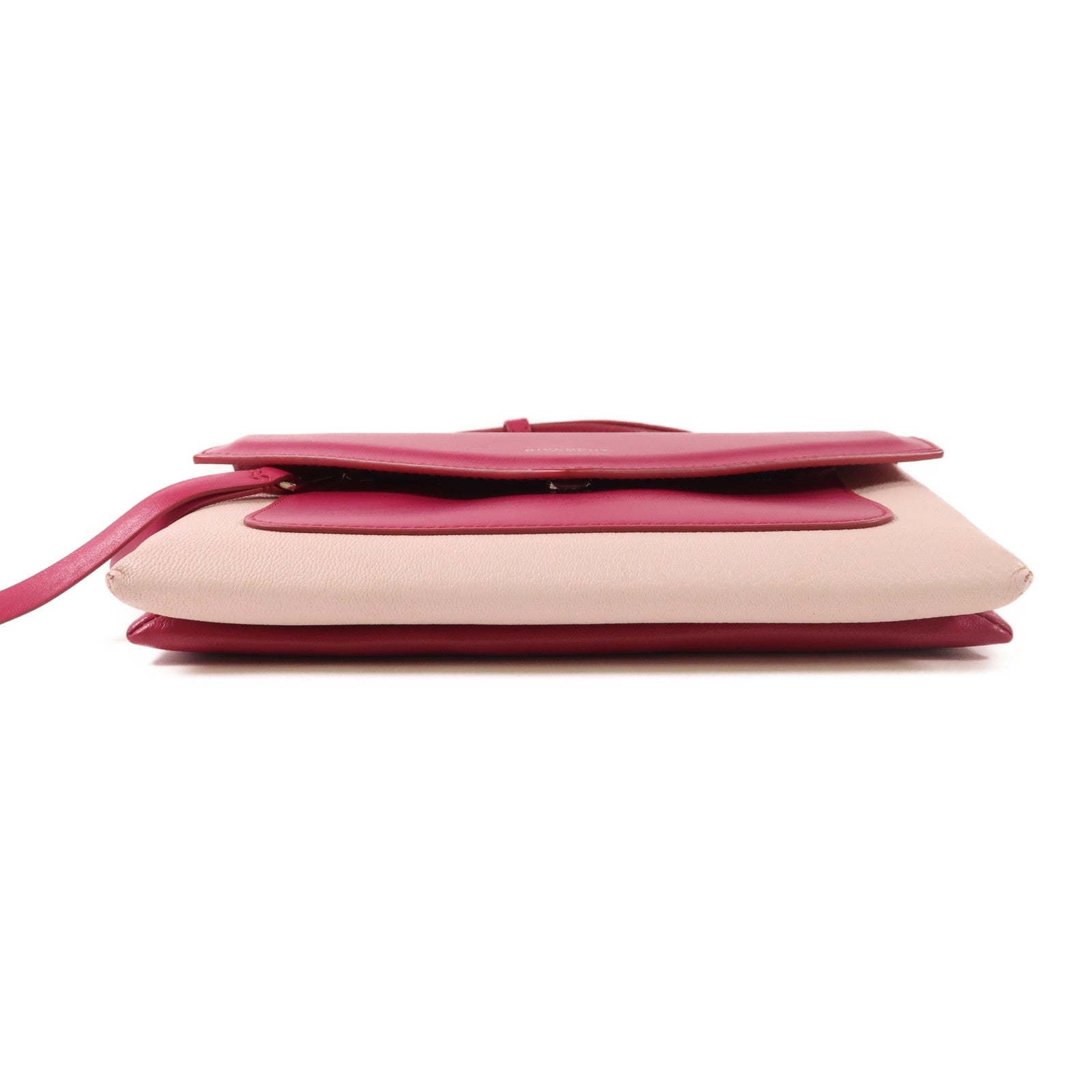 GIVENCHY 牛皮皮革Duetto銀扣肩背袋