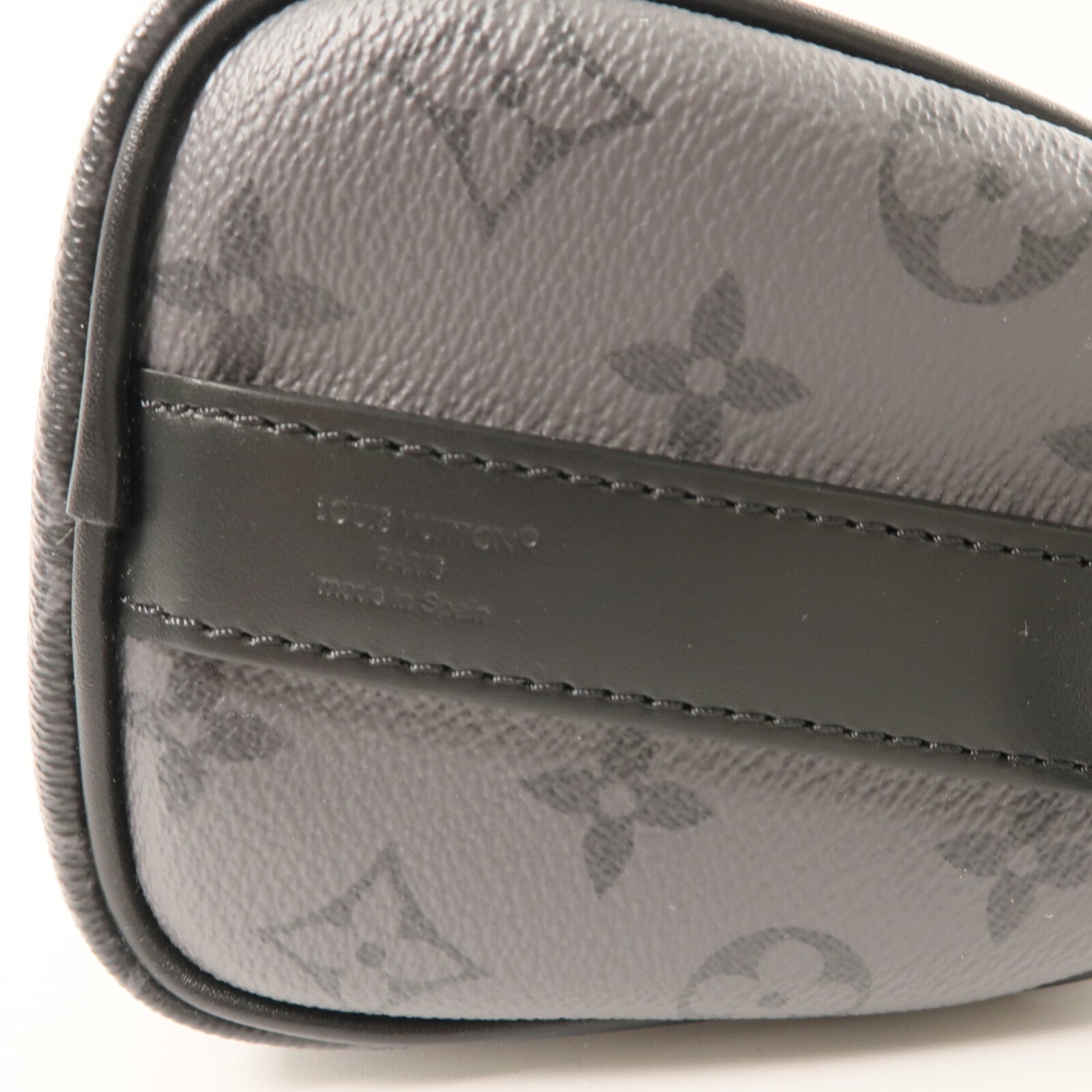 LOUIS VUITTON Monogram Eclipse Keepall Bandouliere 25手挽肩背兩用袋