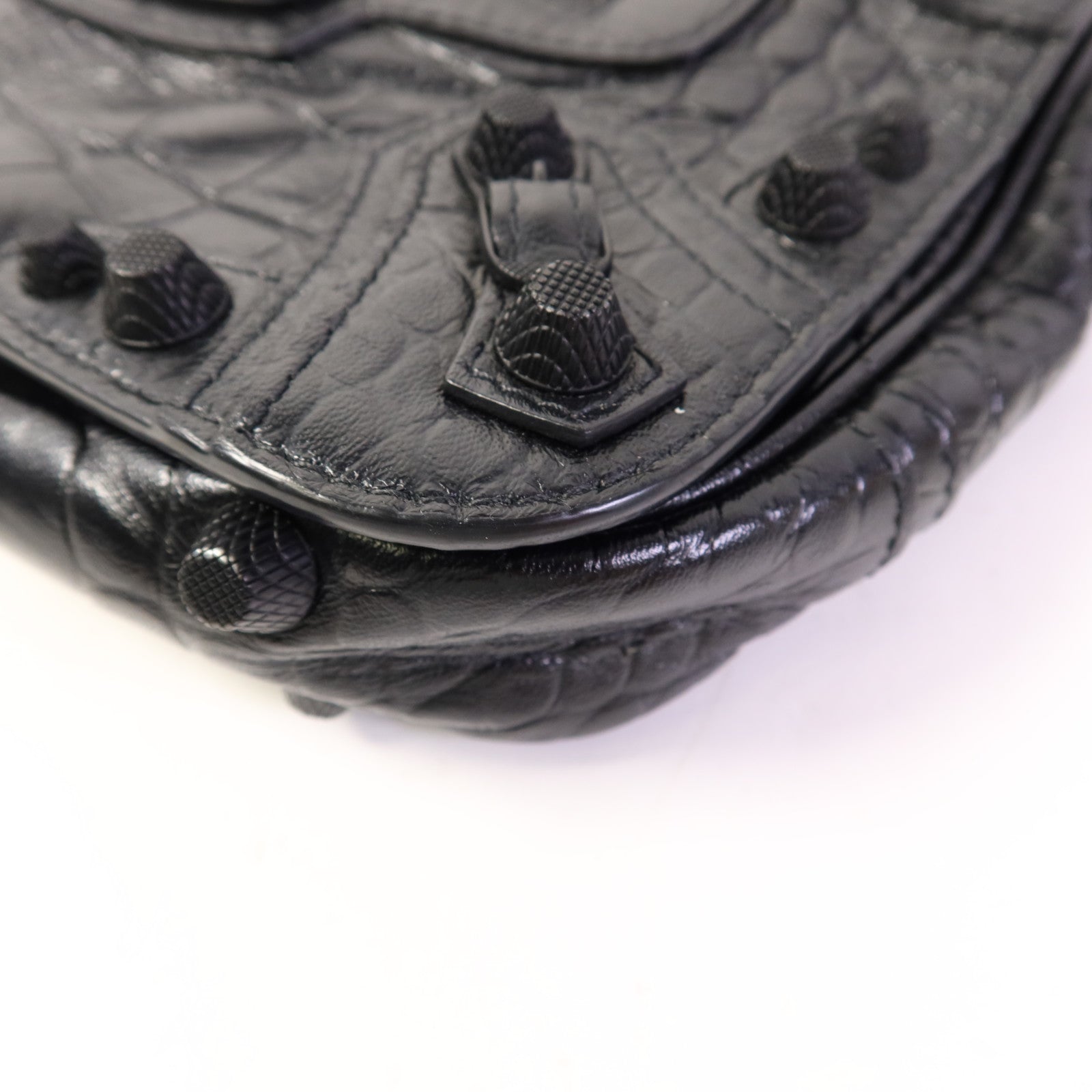BALENCIAGA 牛皮皮革Le Cagole XS Flap肩背袋