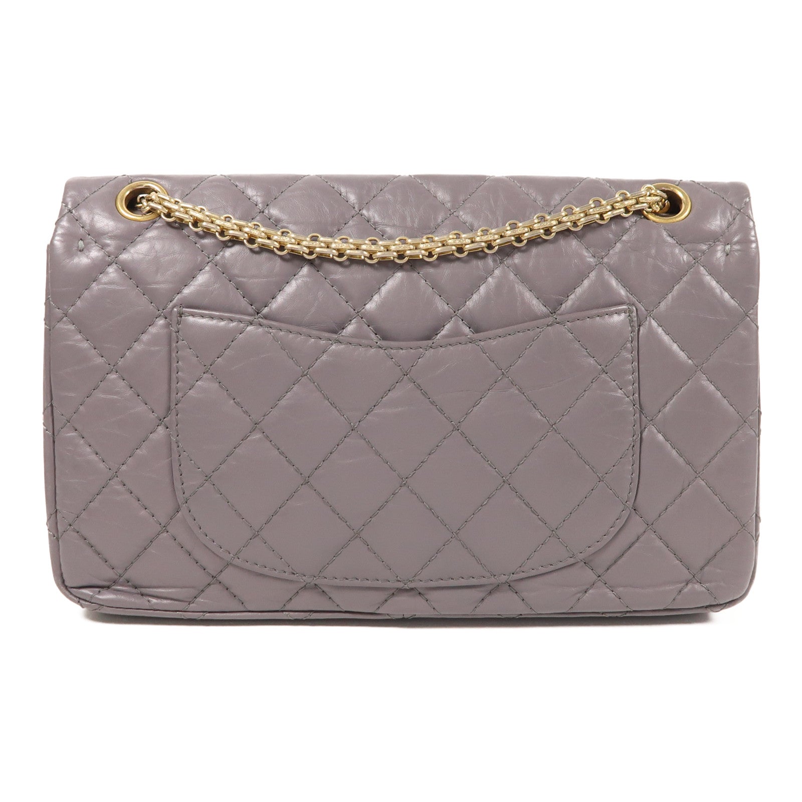 CHANEL 牛皮皮革Chanel 2.55 Reissue金扣鏈帶肩背袋