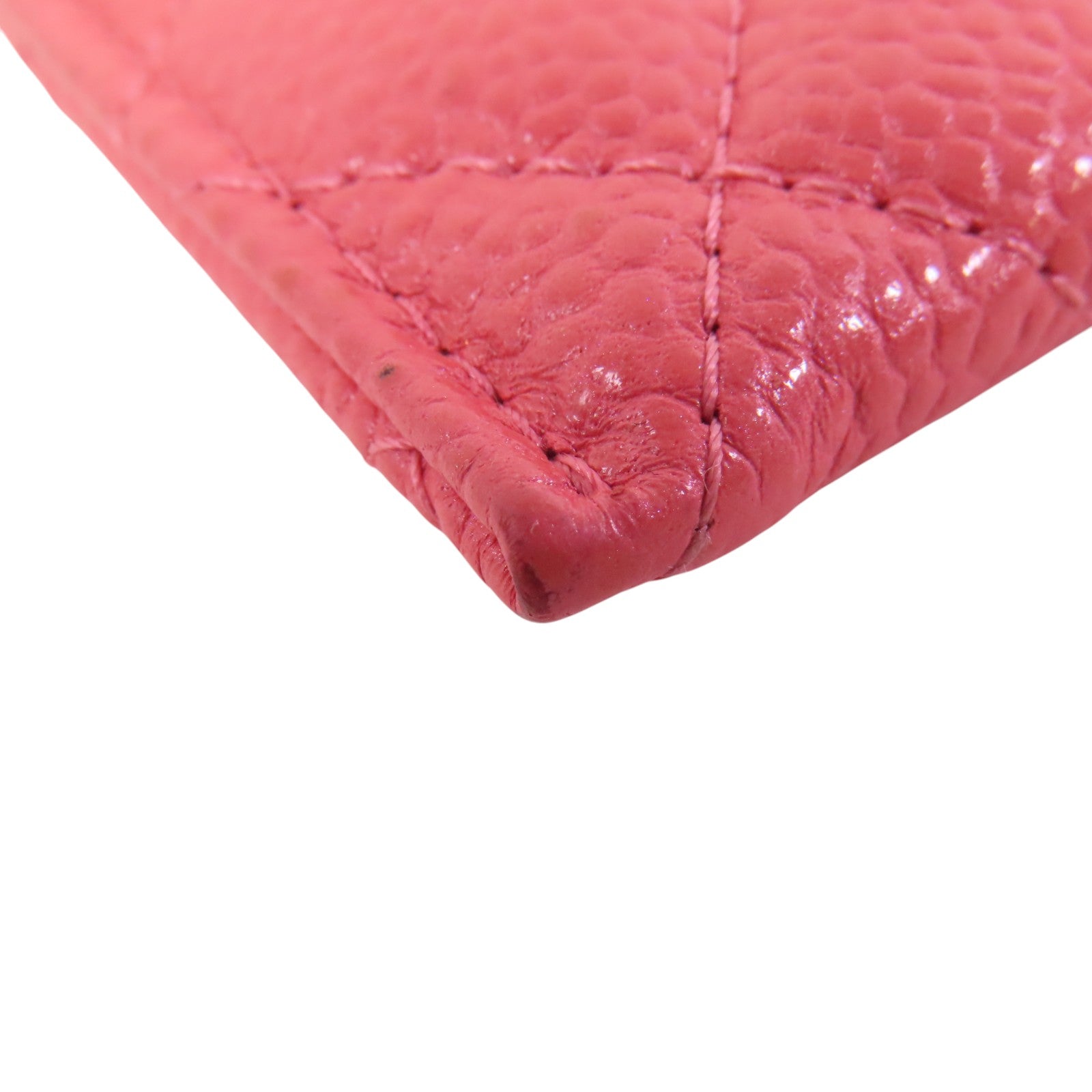 CHANEL 牛皮皮革Card Case金扣卡套