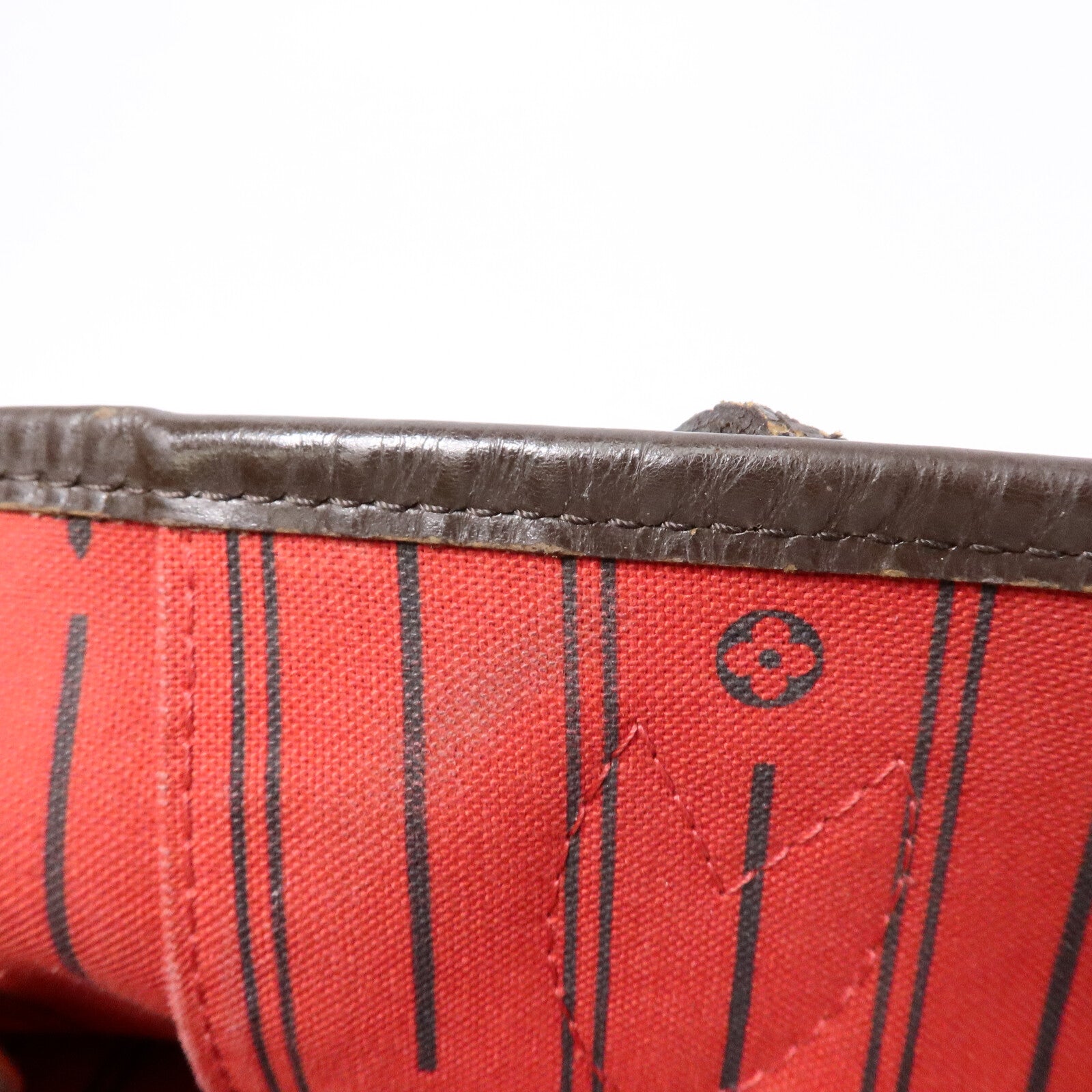 LOUIS VUITTON Damier Neverfull MM金扣肩背袋/手挽袋