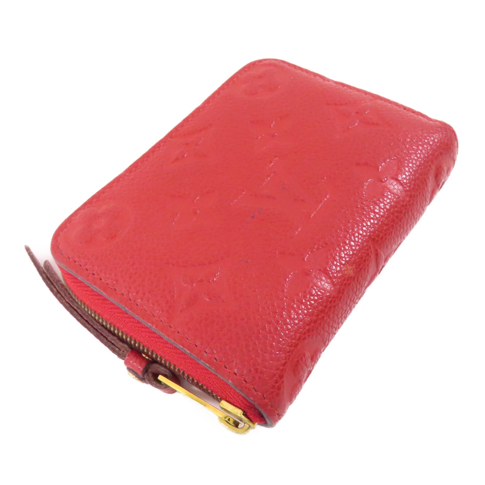 LOUIS VUITTON Monogram Empreinte Zippy Coin Purse金扣零錢包