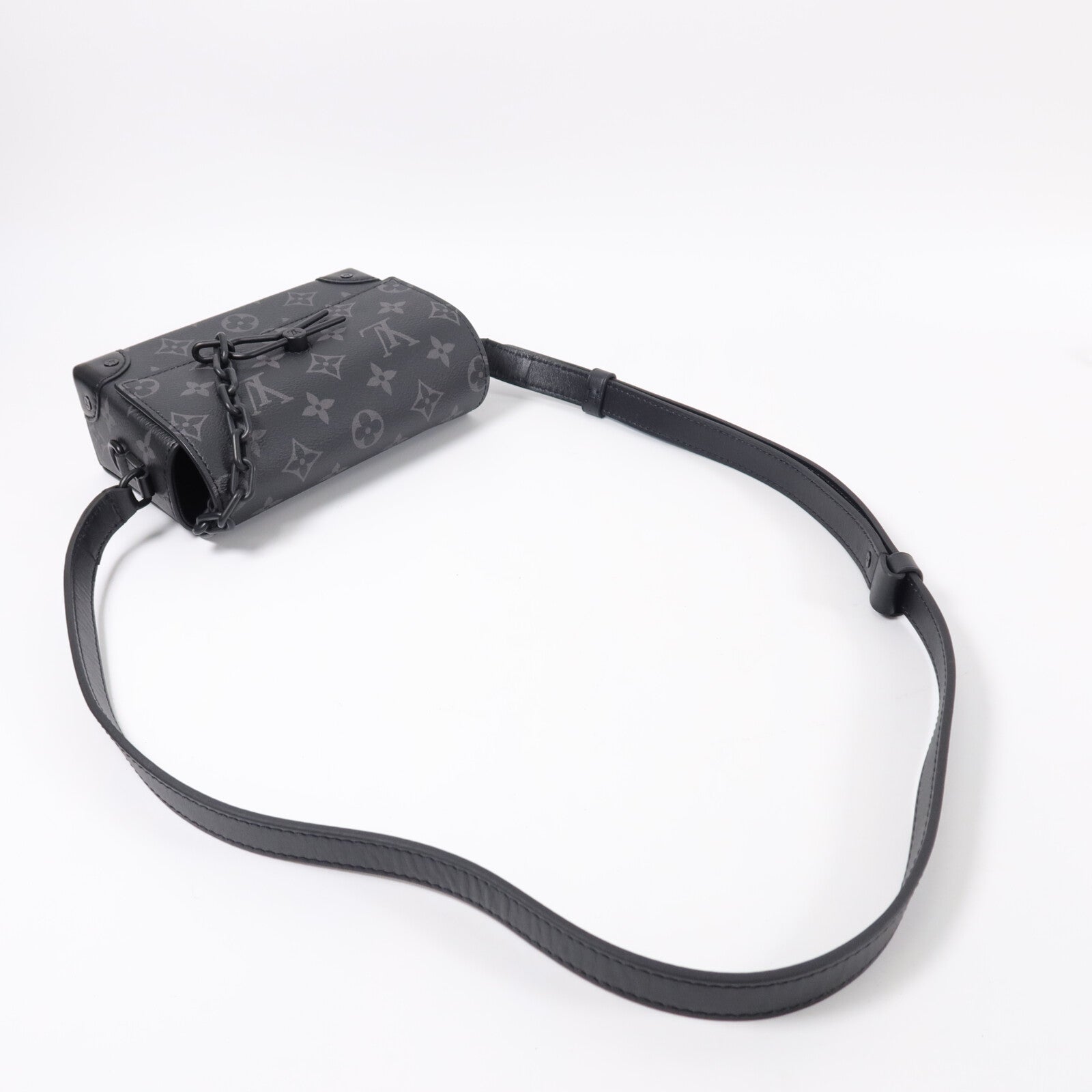 LOUIS VUITTON Monogram Eclipse Steamer Wearable Wallet肩背袋