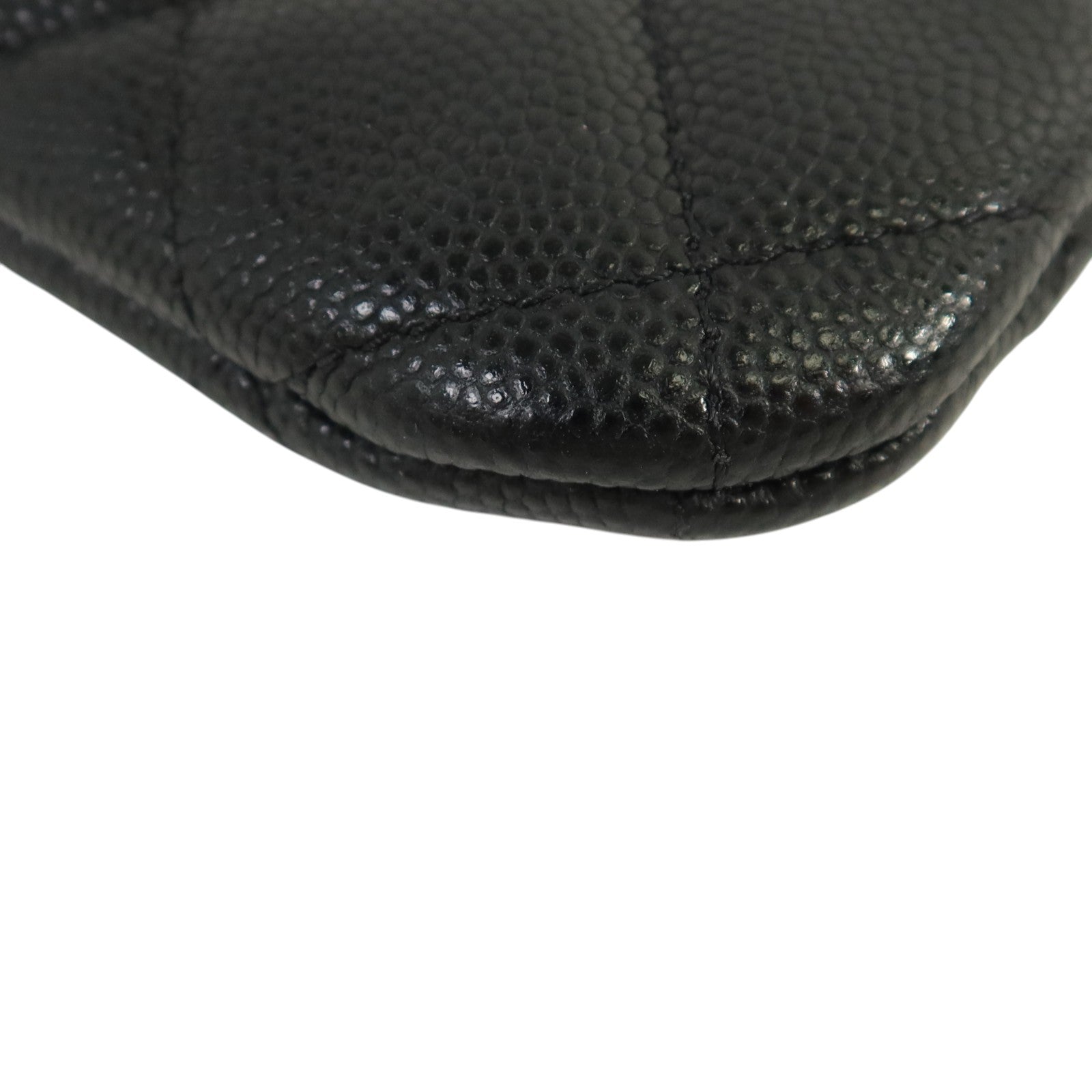 CHANEL 牛皮皮革Classic Small Zipper Pouch金扣錢包