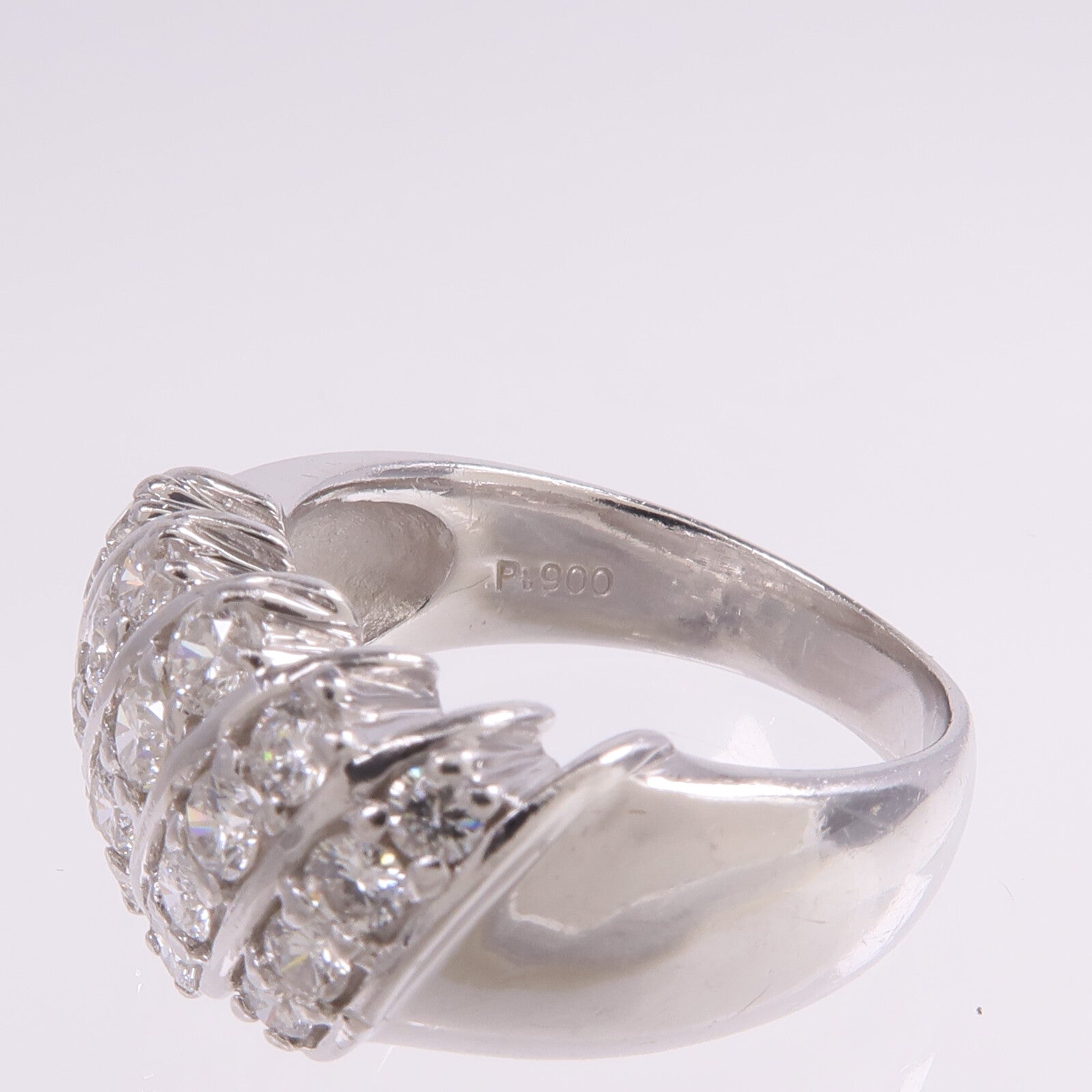 JEWELRY PT900鉑金Diamond Ring鑽石戒指US#6.25