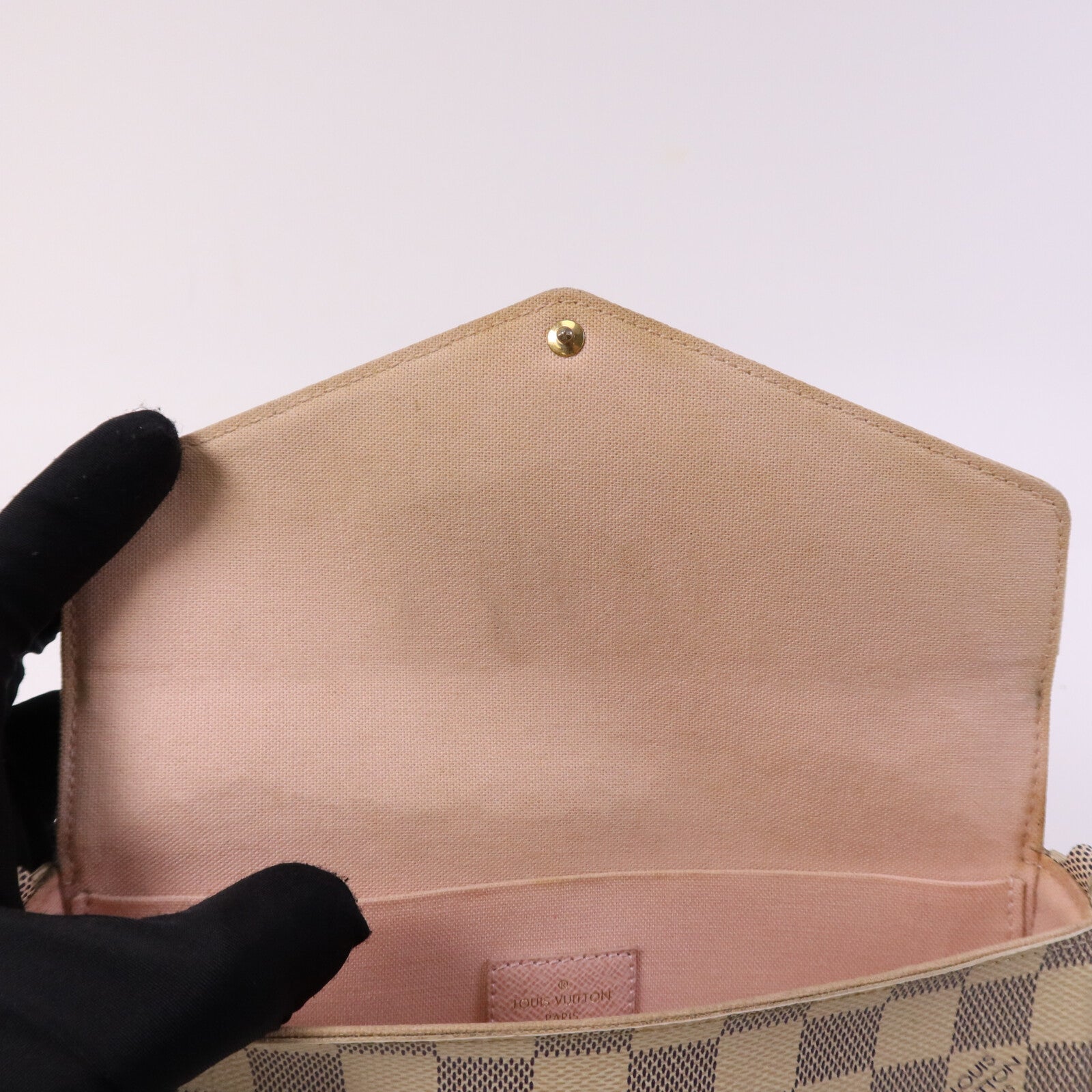 LOUIS VUITTON Damier Azur Pochette Felicie肩背袋