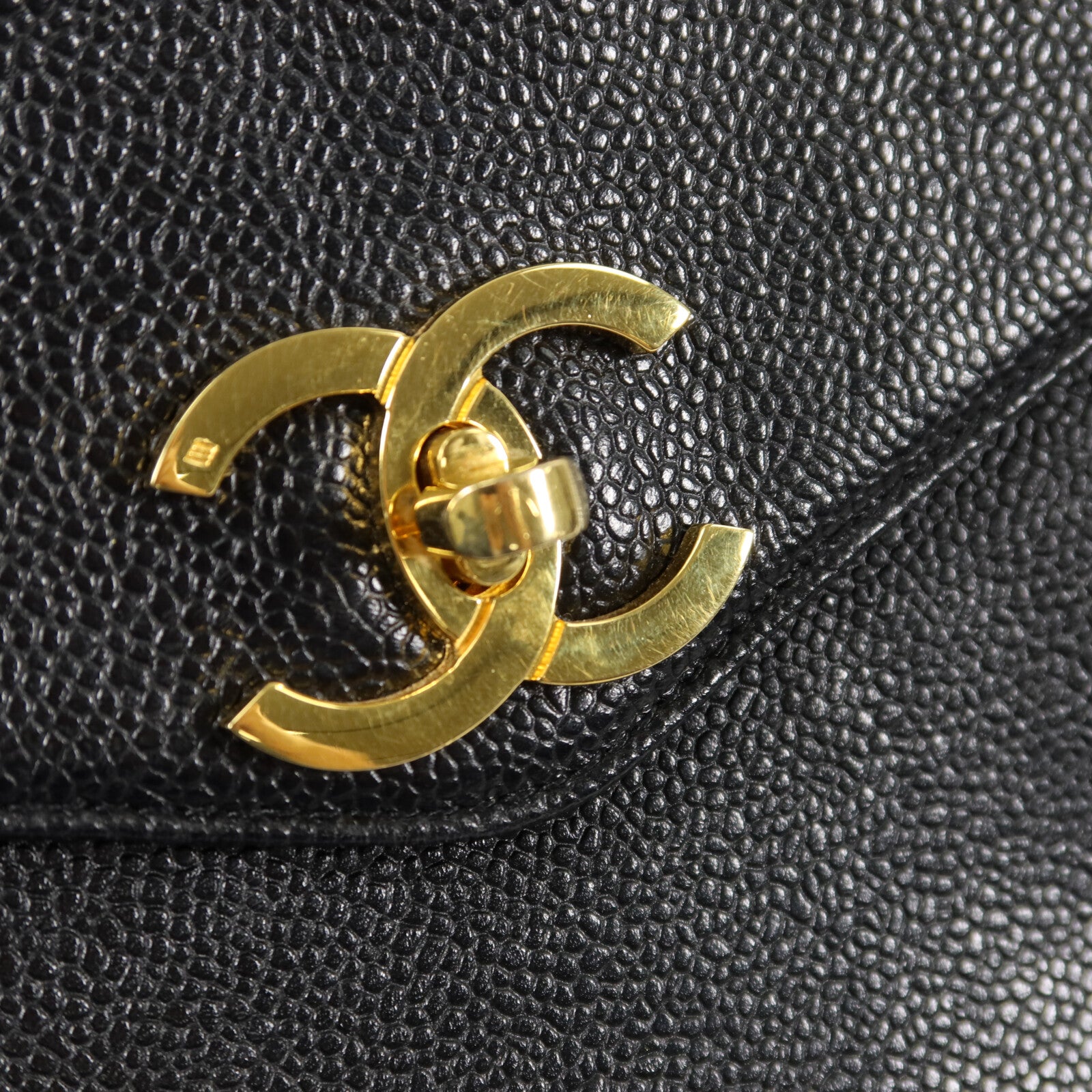 CHANEL 牛皮皮革Vintage Shoulder Bag鏈帶肩背袋