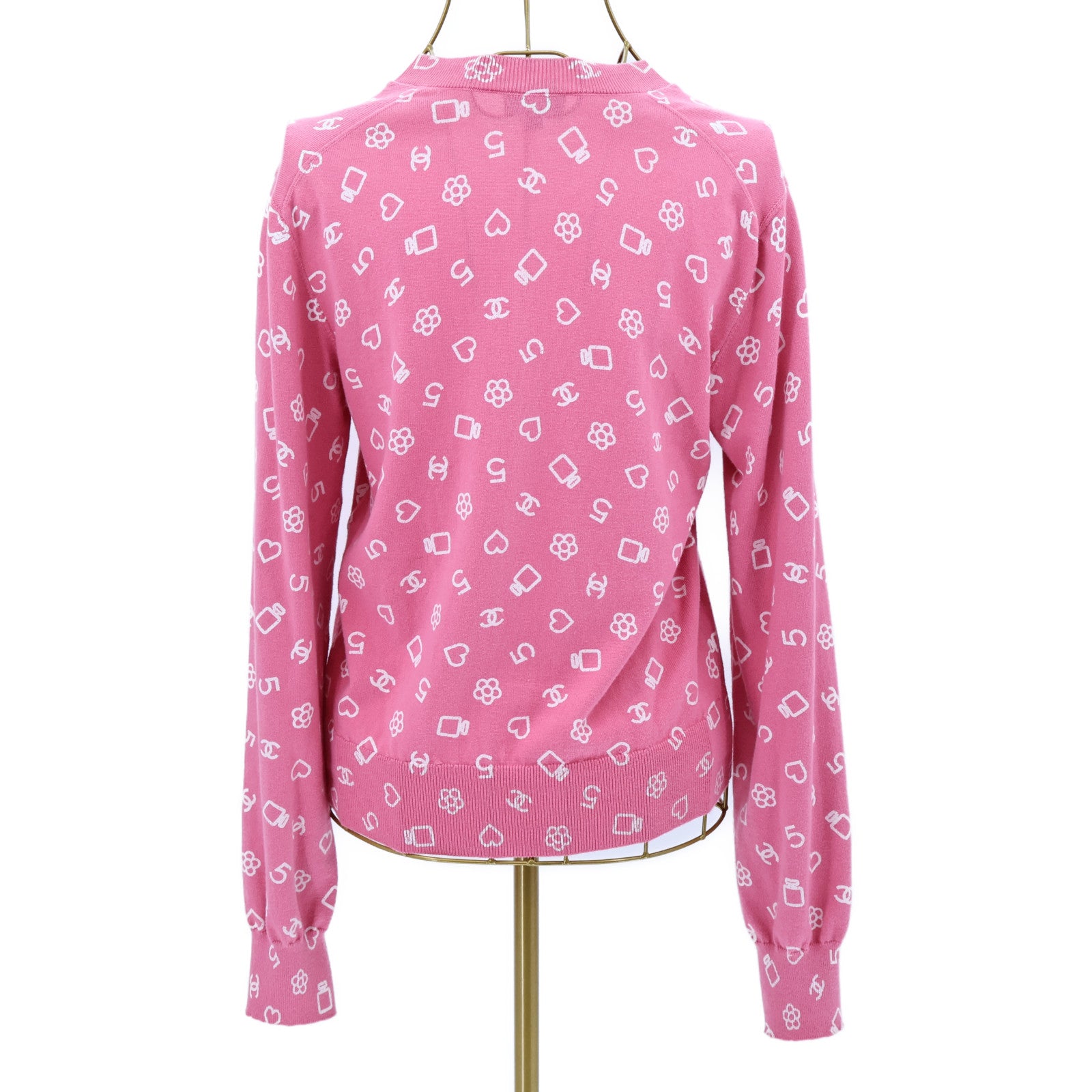 CHANEL Cotton Look 38 Knitted Sweater針織