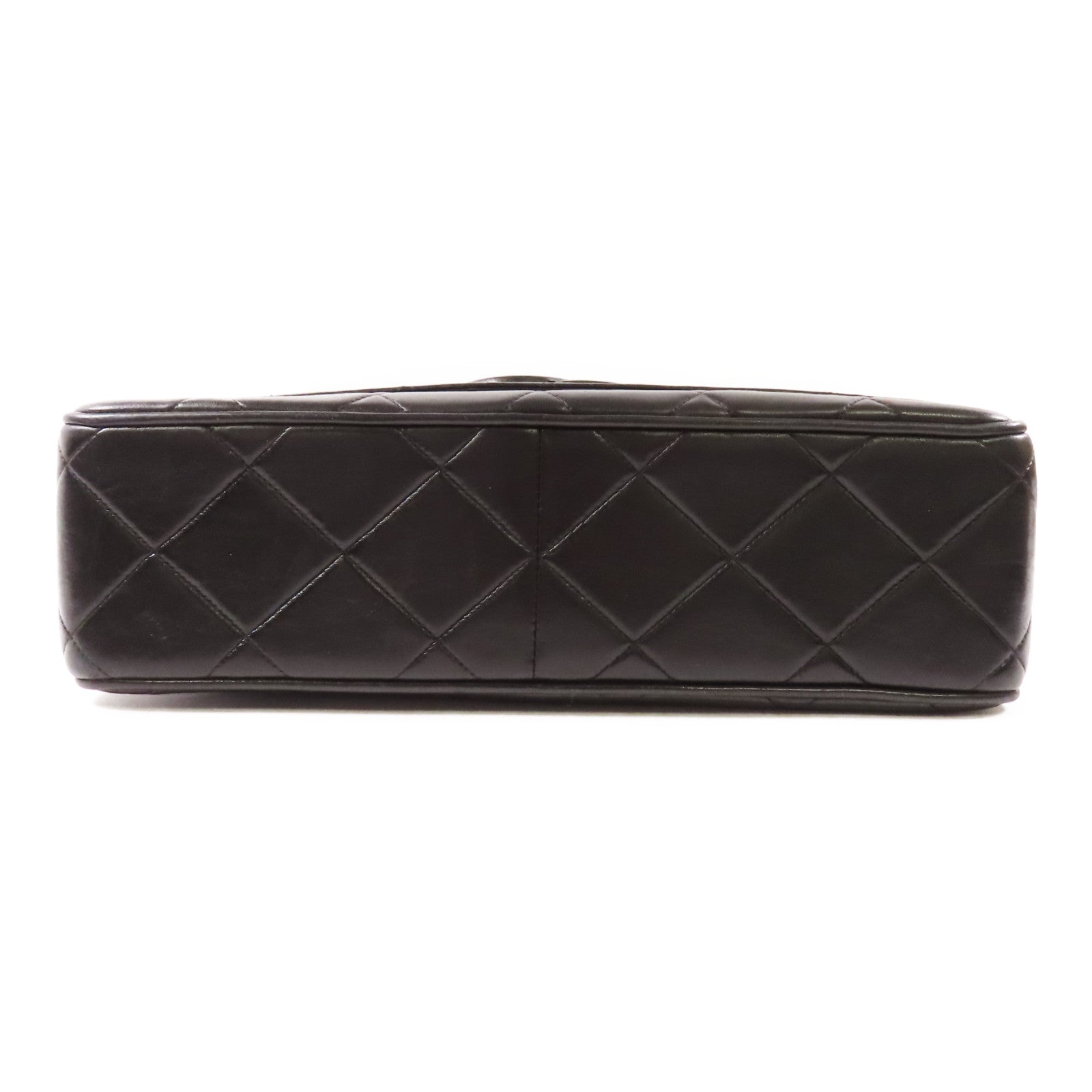 CHANEL 牛皮皮革Vintage So Black金扣肩背袋
