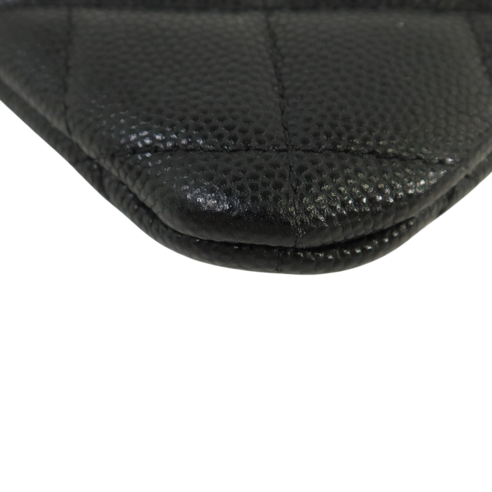 CHANEL 牛皮皮革Classic Small Zipper Pouch金扣錢包