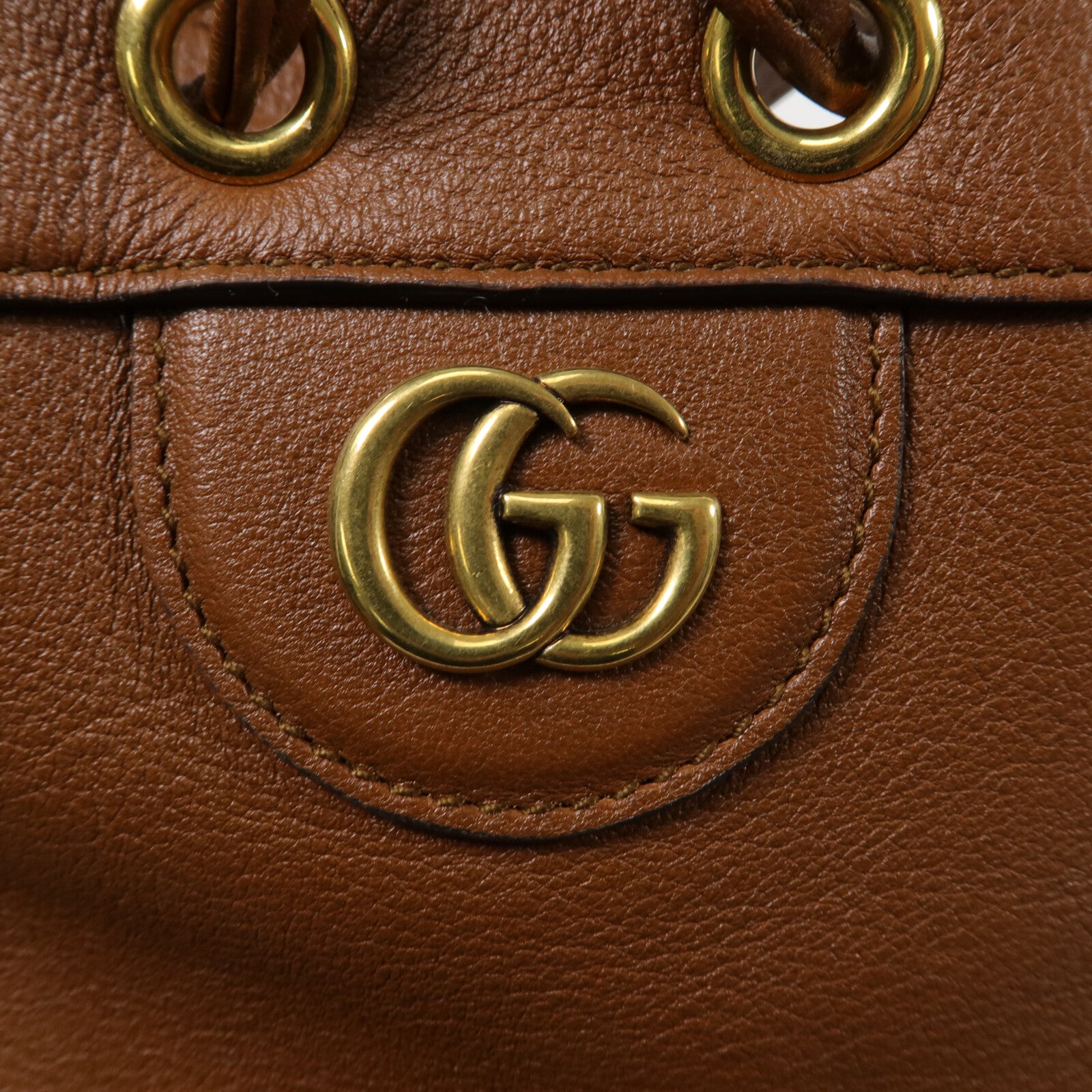 GUCCI 牛皮皮革Diana Mini Bucket Bag手挽肩背兩用袋