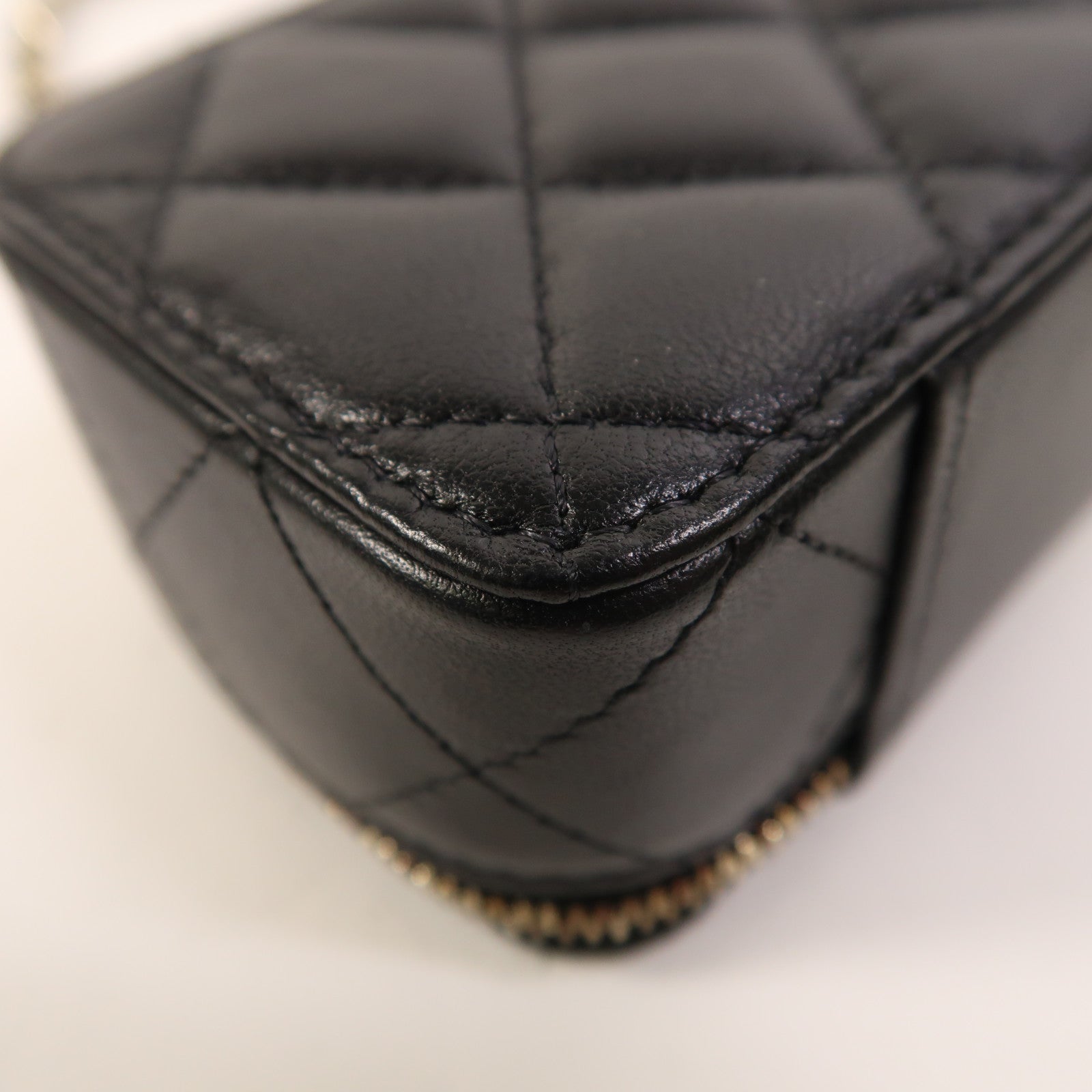 CHANEL 羊皮皮革Chain Shoulder Bag金扣鏈帶肩背袋