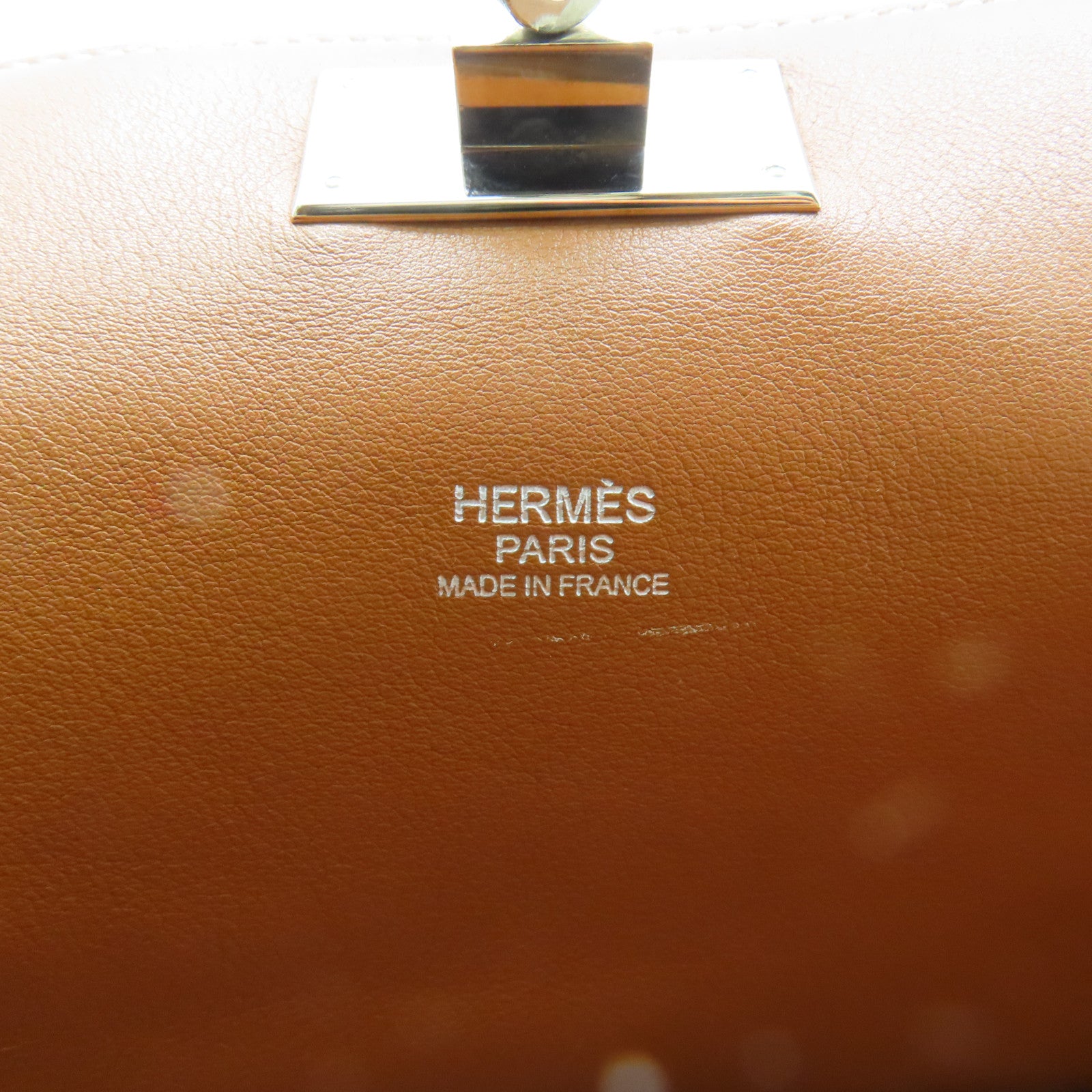 HERMES 【激減優惠】Swift皮革Toolbox 20銀扣手挽肩背兩用袋棕色