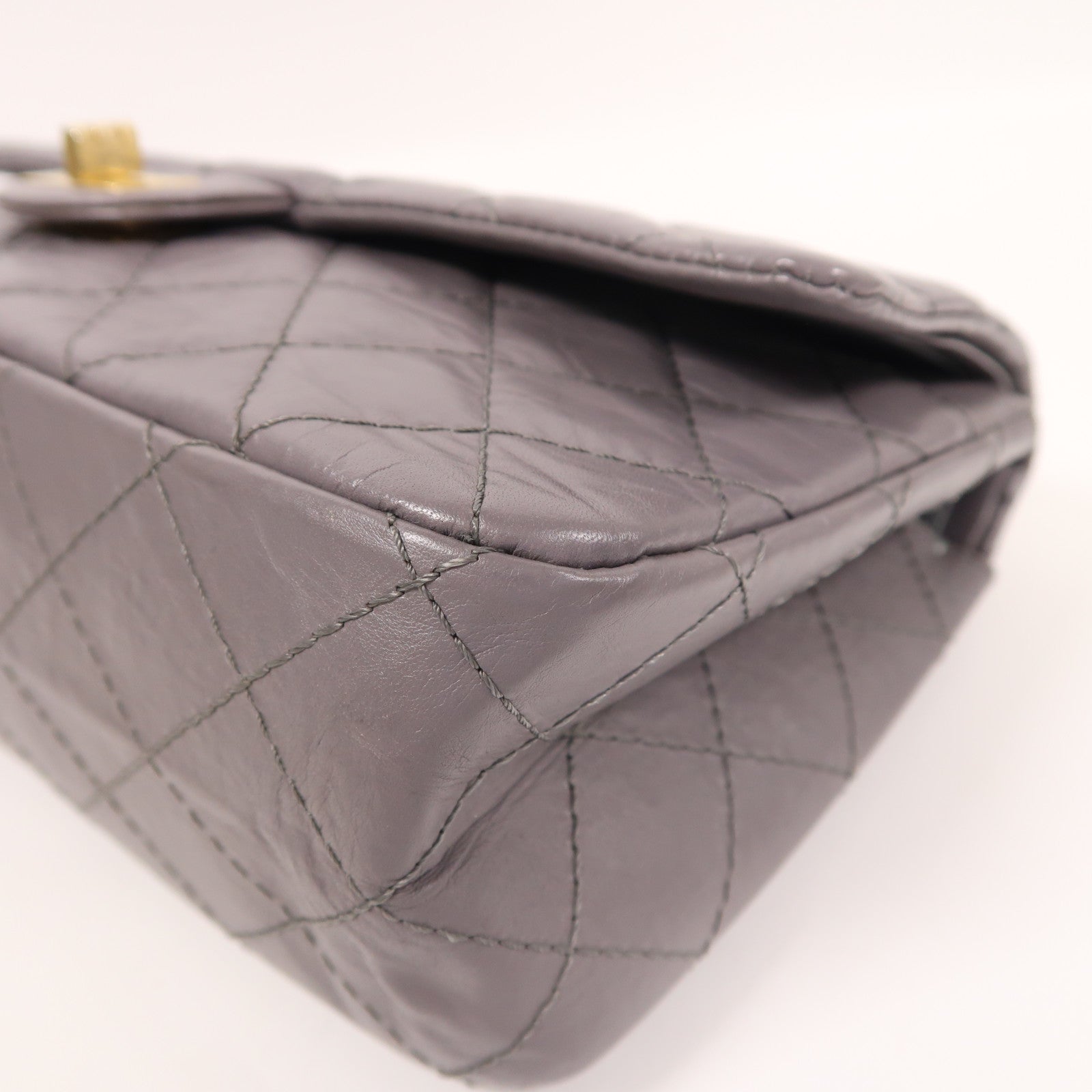 CHANEL 牛皮皮革Chanel 2.55 Reissue金扣鏈帶肩背袋