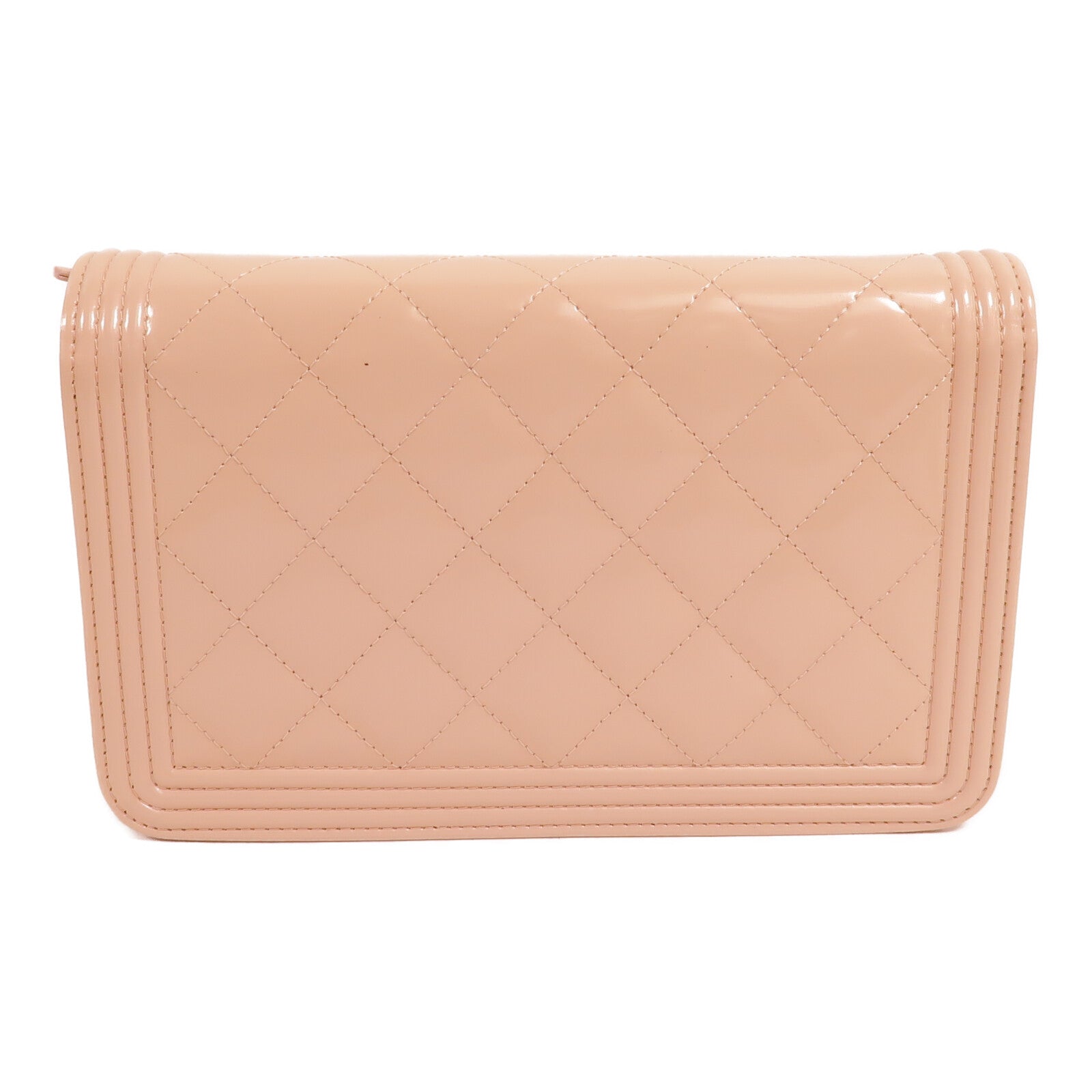 CHANEL 漆皮皮革WOC Wallet On Chain鏈帶肩背袋