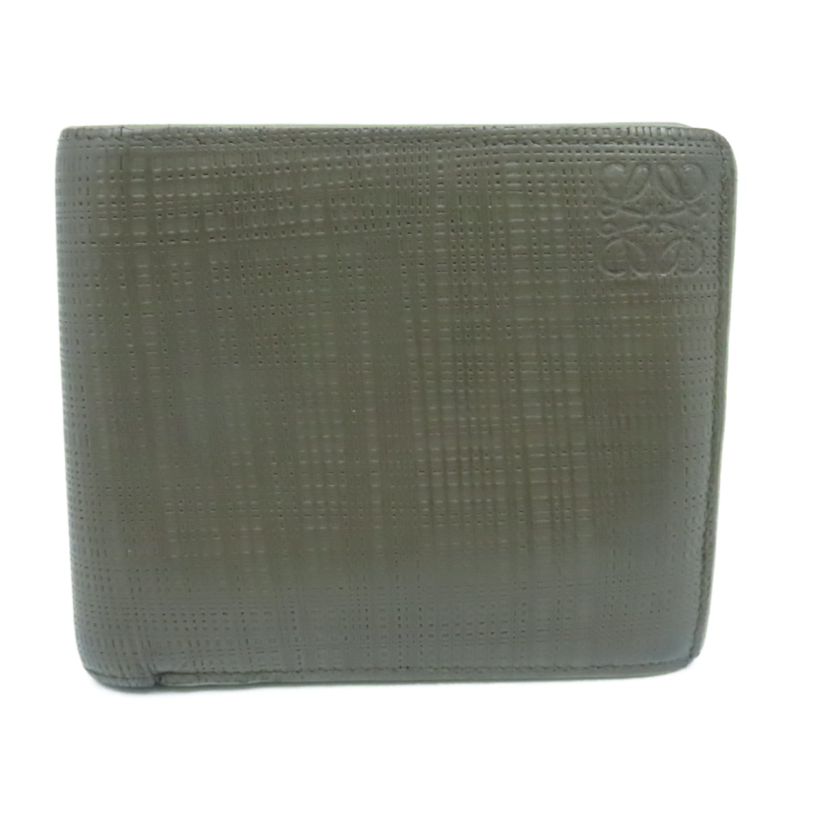 LOEWE 【激減優惠】牛皮皮革Wallet錢包灰色
