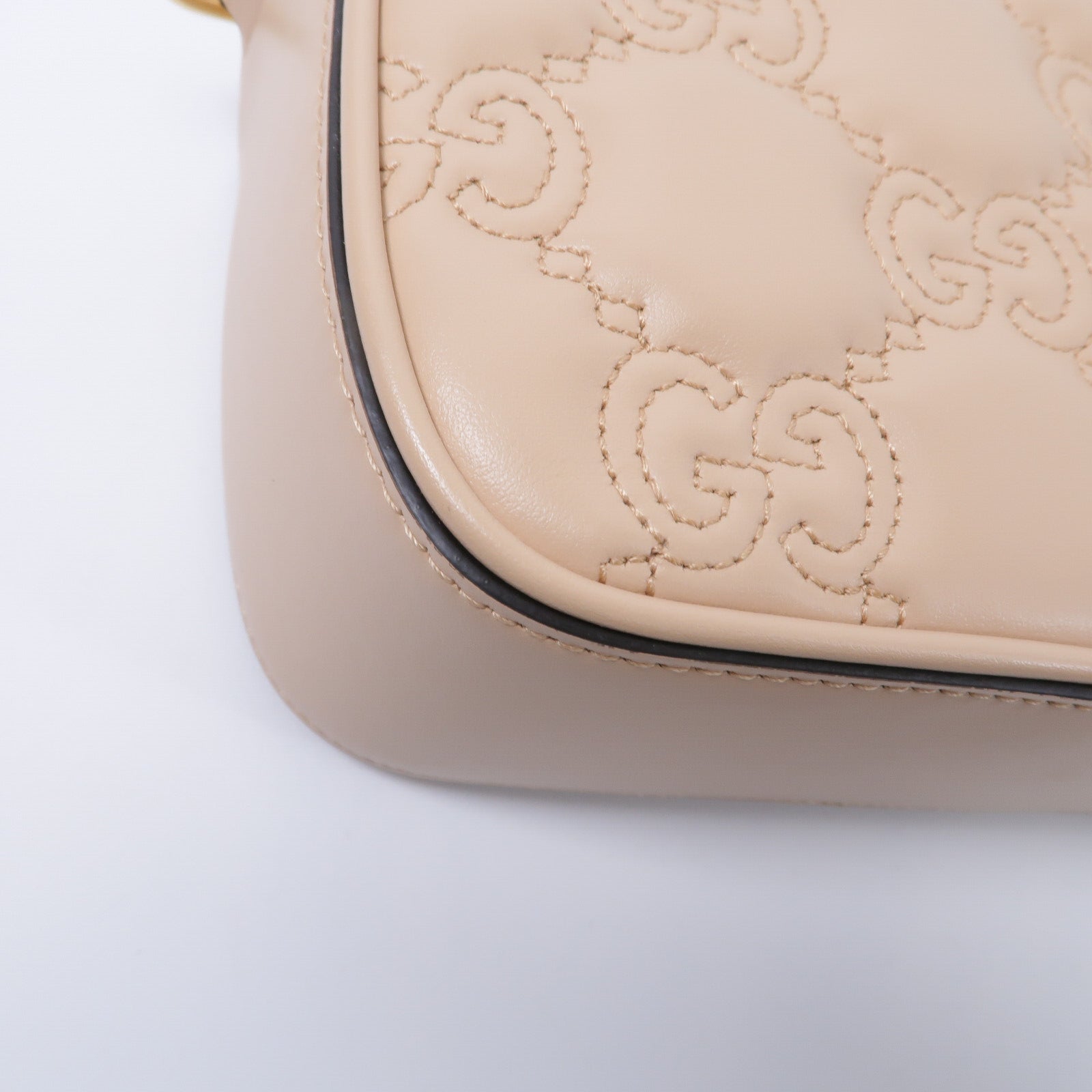 GUCCI 牛皮皮革Matelasse Shoulder Bag肩背袋