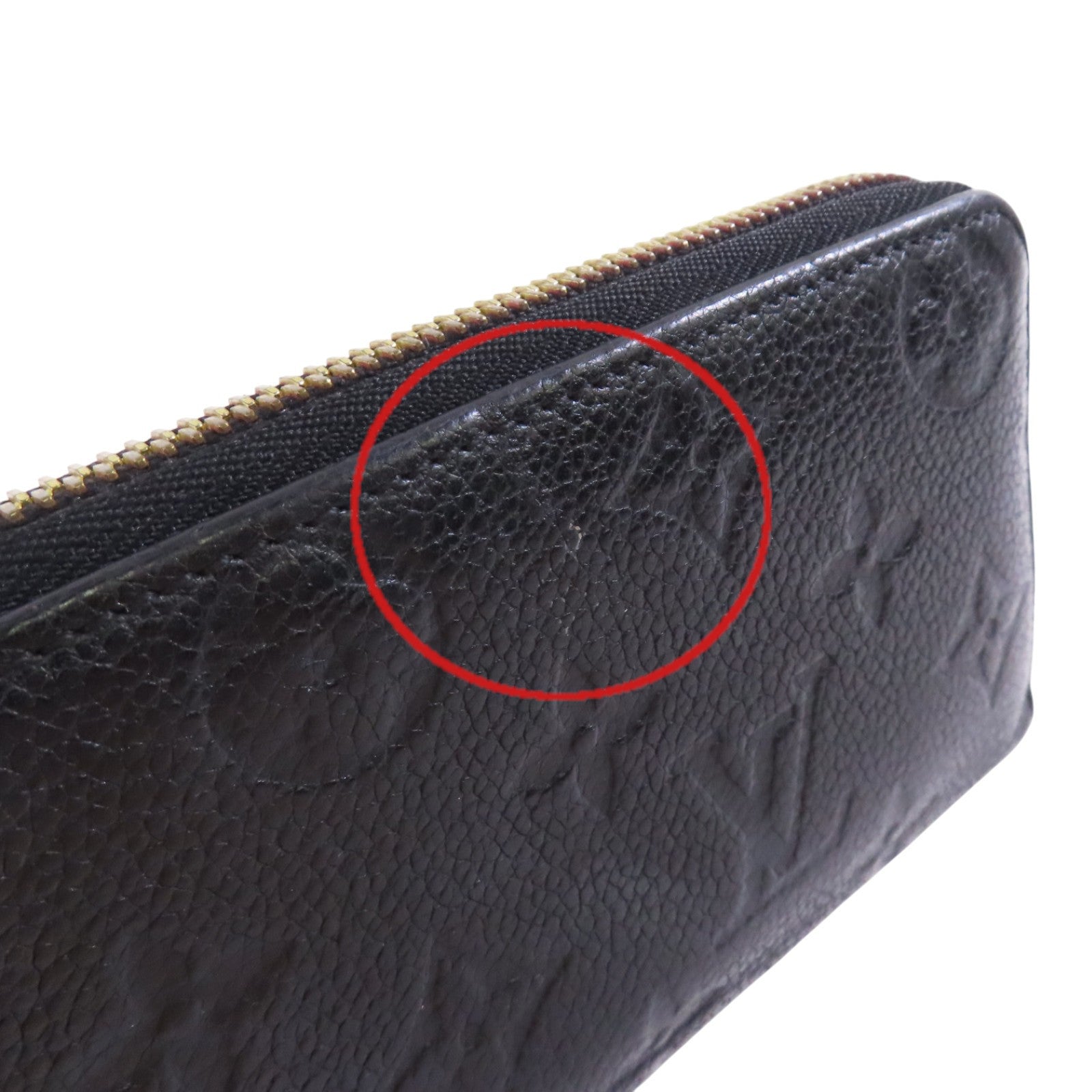 LOUIS VUITTON LV GHW Portefeuille Round Long Wallet M60171 Monogram Empreinte