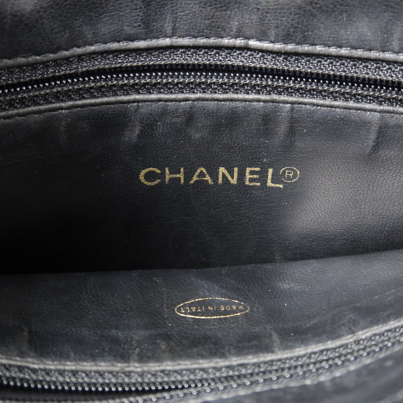 CHANEL 牛皮皮革Vintage Shoulder Bag鏈帶肩背袋