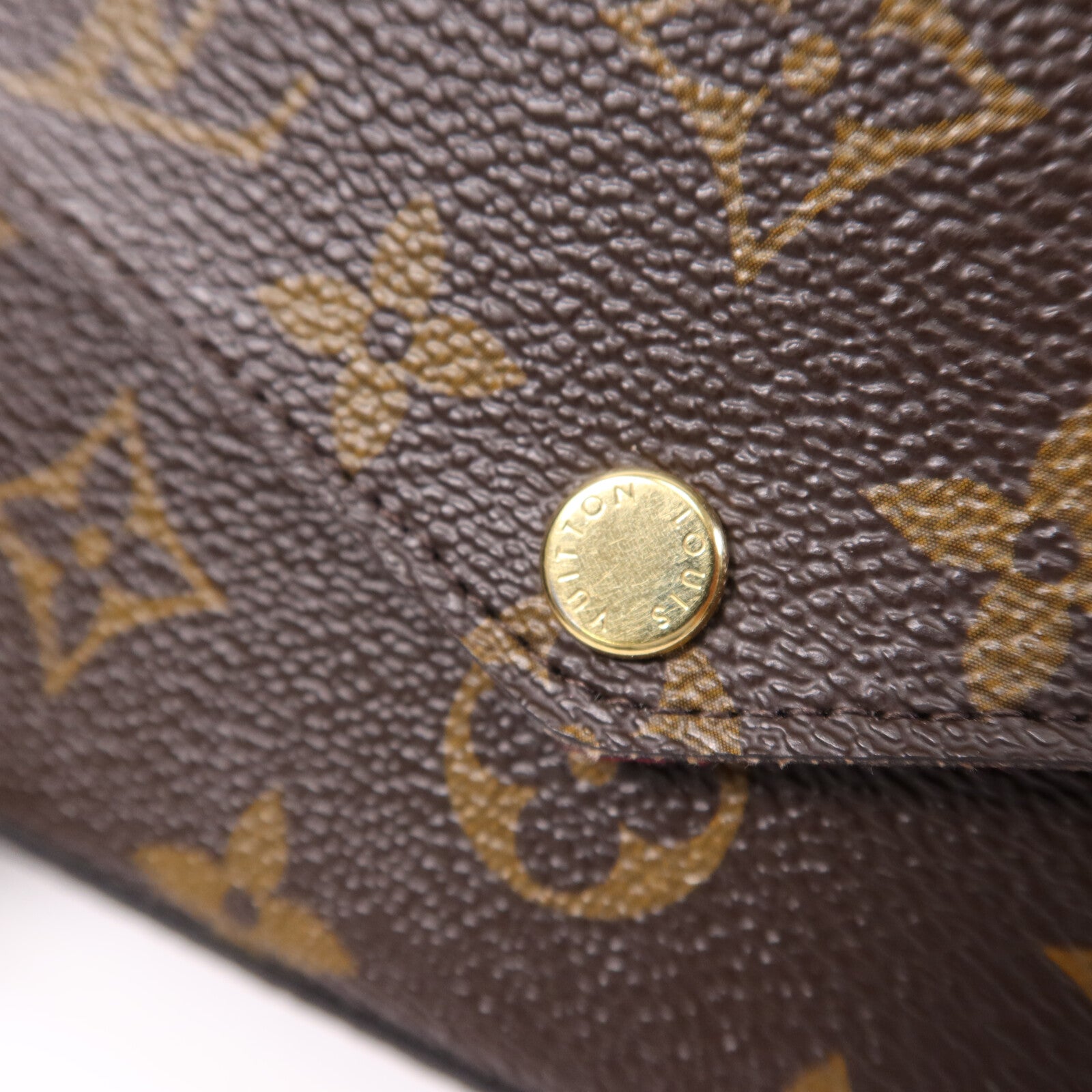LOUIS VUITTON Monogram Pochette Felicie金扣鏈帶肩背袋