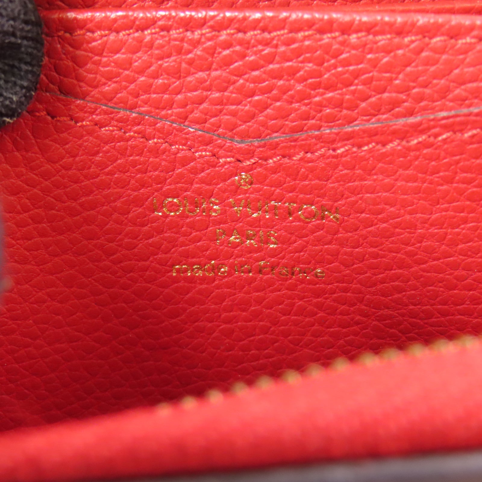 LOUIS VUITTON Monogram Empreinte Zippy Coin Purse金扣零錢包