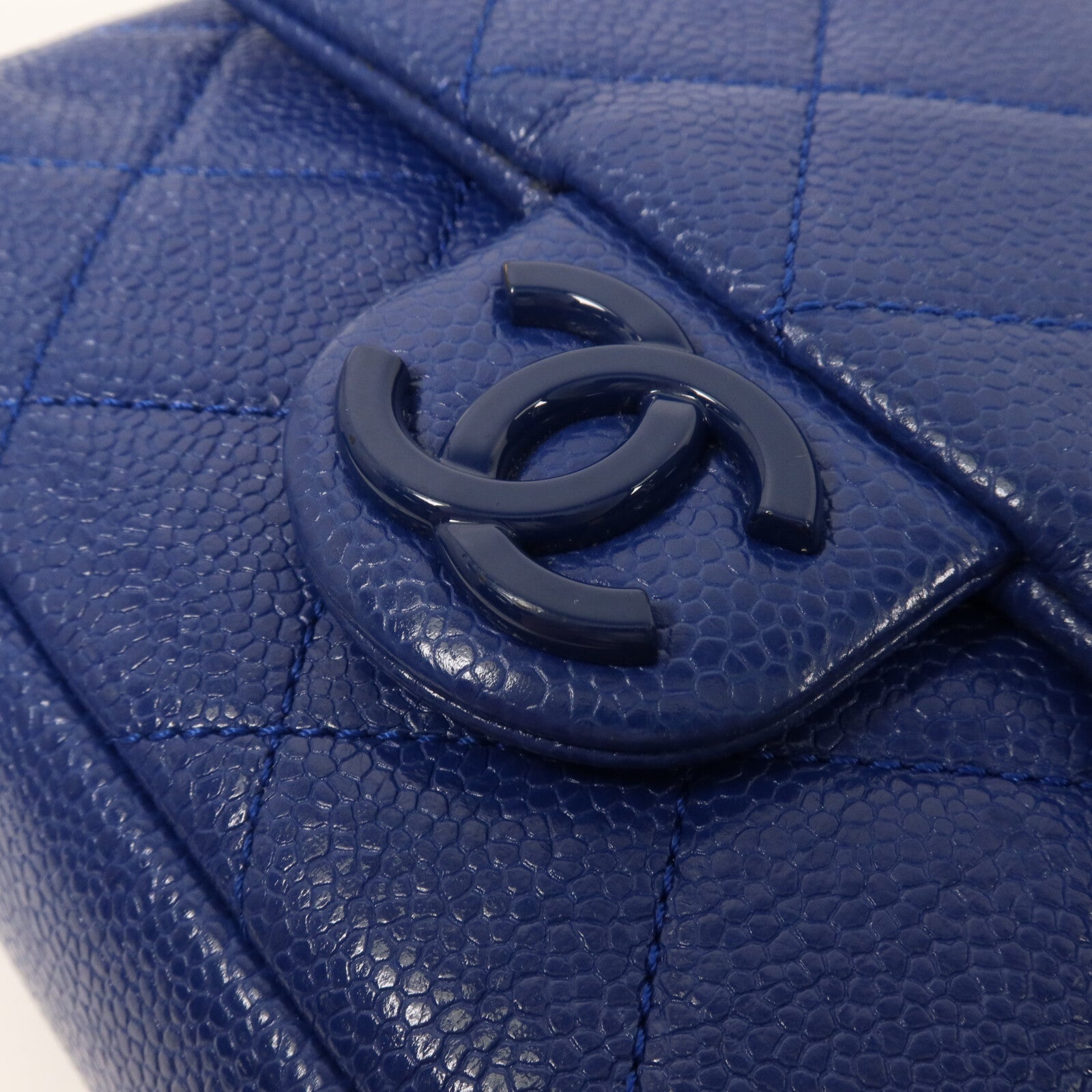 CHANEL 牛皮皮革Mini Square Flap Bag鏈帶肩背袋