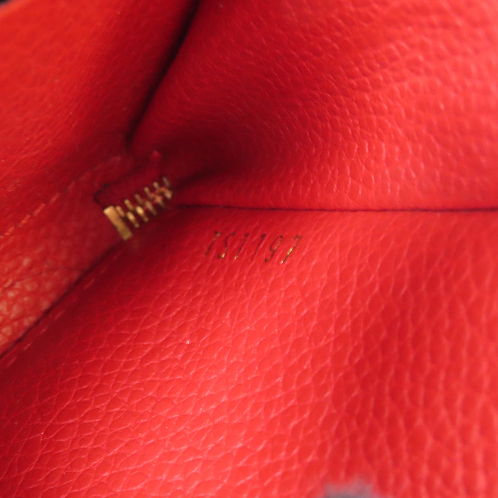 LOUIS VUITTON Monogram Empreinte Zippy Coin Purse金扣零錢包