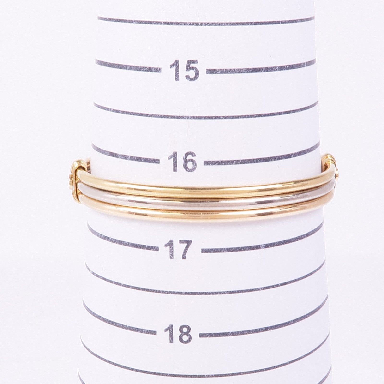 CARTIER 18K黃金/白金/玫瑰金Vintage Trinity Bracelet手鐲