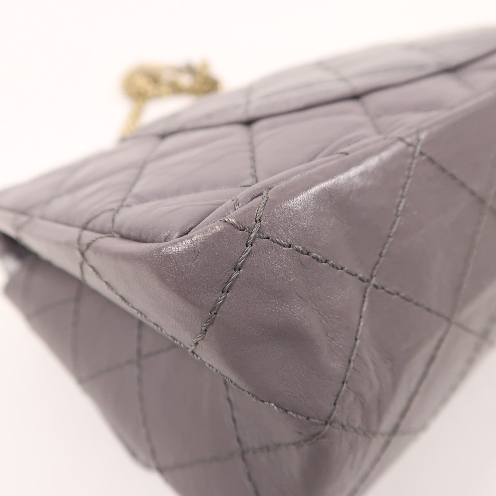 CHANEL 牛皮皮革Chanel 2.55 Reissue金扣鏈帶肩背袋