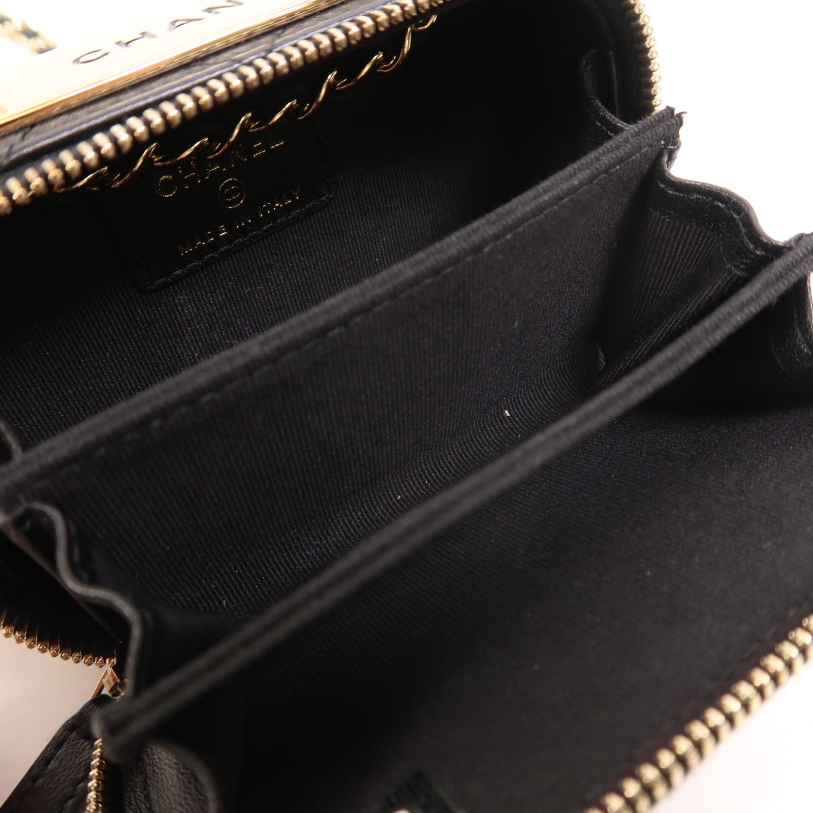 CHANEL 羊皮皮革Chain Shoulder Bag金扣鏈帶肩背袋