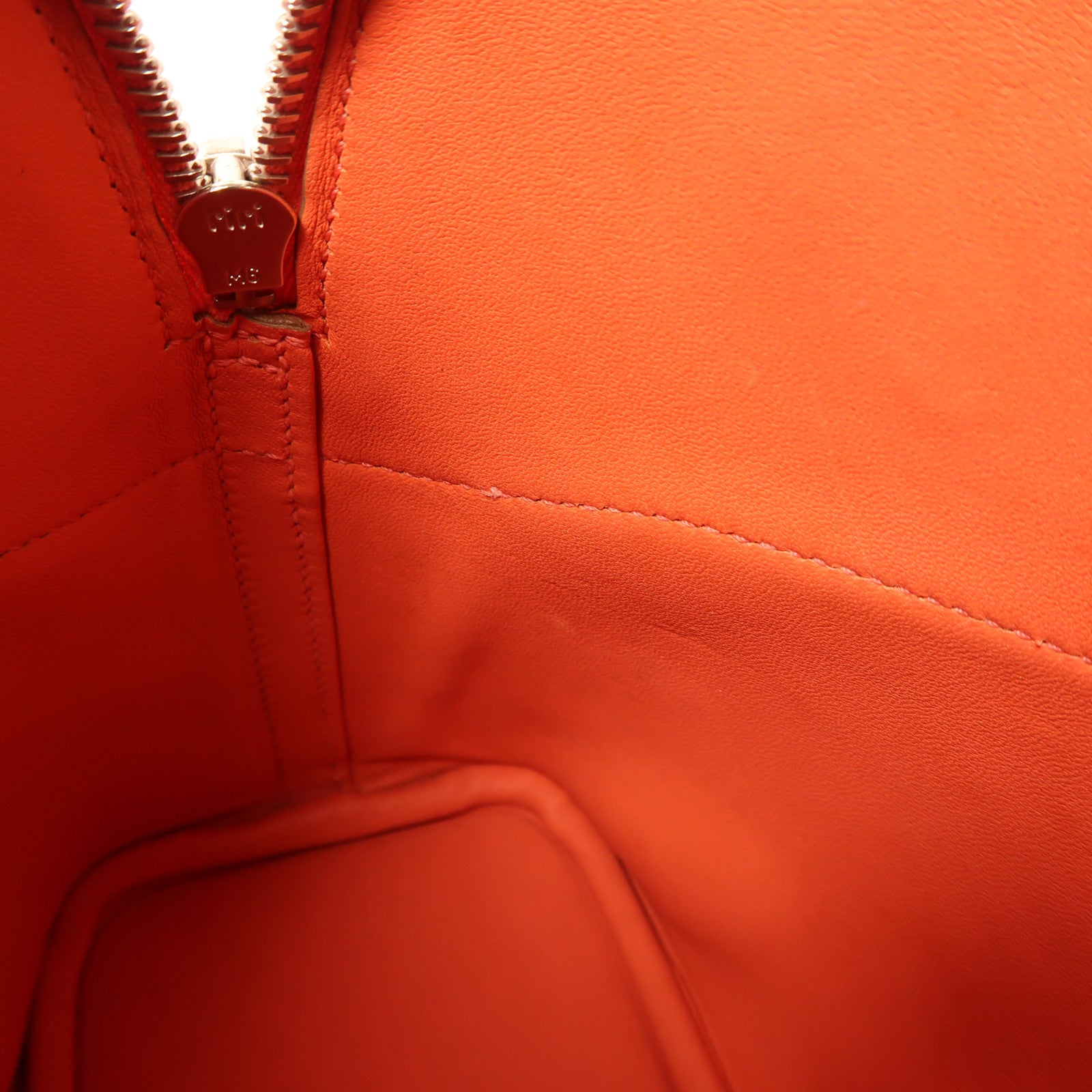 HERMES Epsom皮革Bolide 27銀扣手挽肩背兩用袋T5 Rose Jaipur