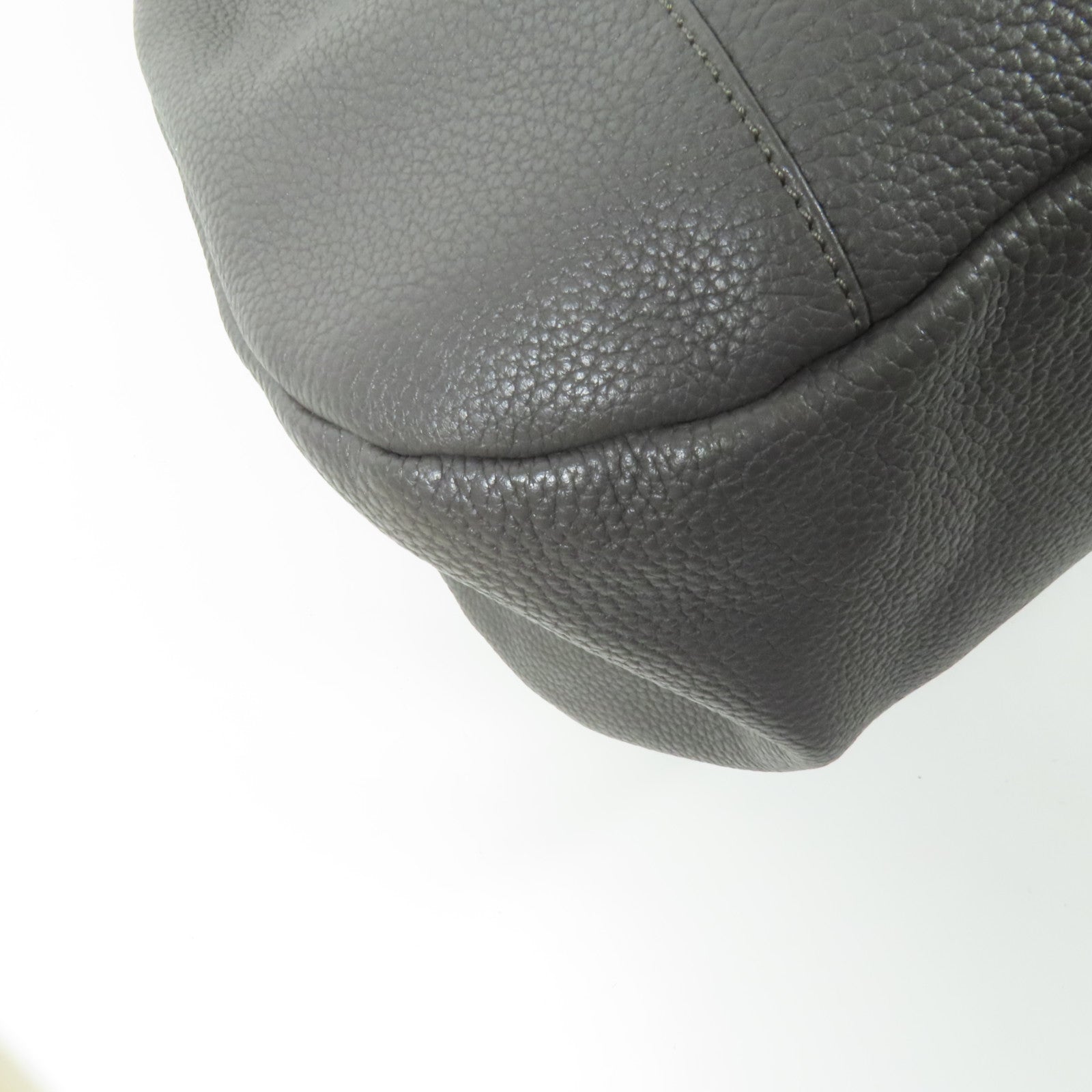 LOEWE 牛皮皮革Tote Bag金扣扣肩背袋