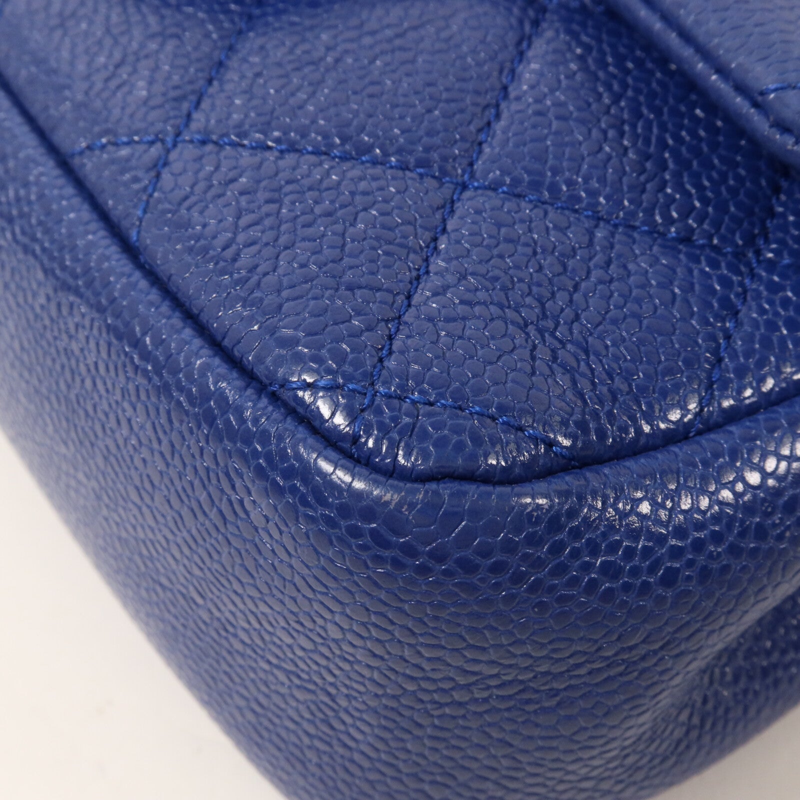 CHANEL 牛皮皮革Mini Square Flap Bag鏈帶肩背袋