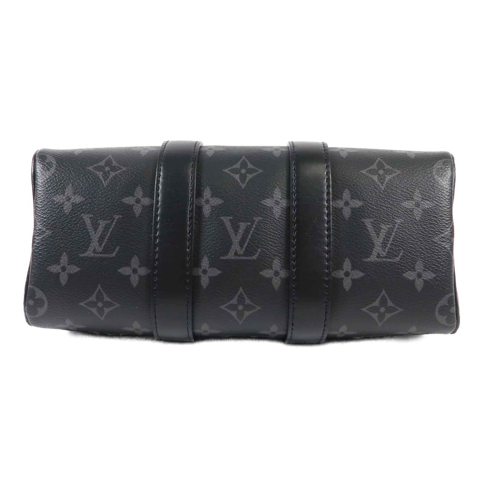 LOUIS VUITTON Monogram Keepall Bandouliere 25銀扣手挽肩背兩用袋