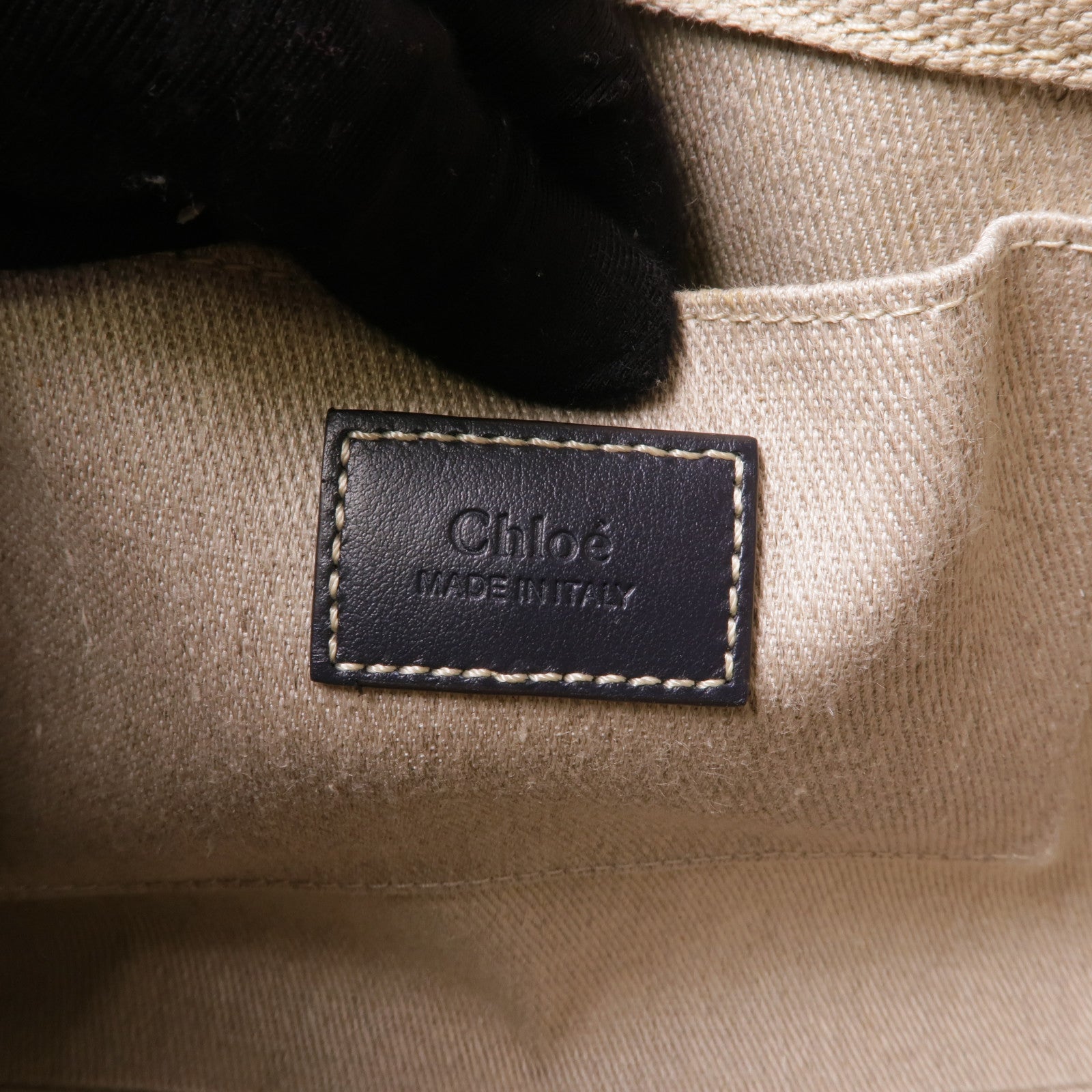 Chloe 帆布Small Woody手挽肩背兩用袋