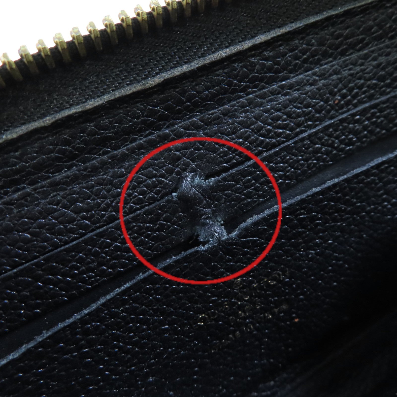 LOUIS VUITTON Monogram Empreinte Portefeuille Wallet Long Wallet金扣拉鏈長錢包